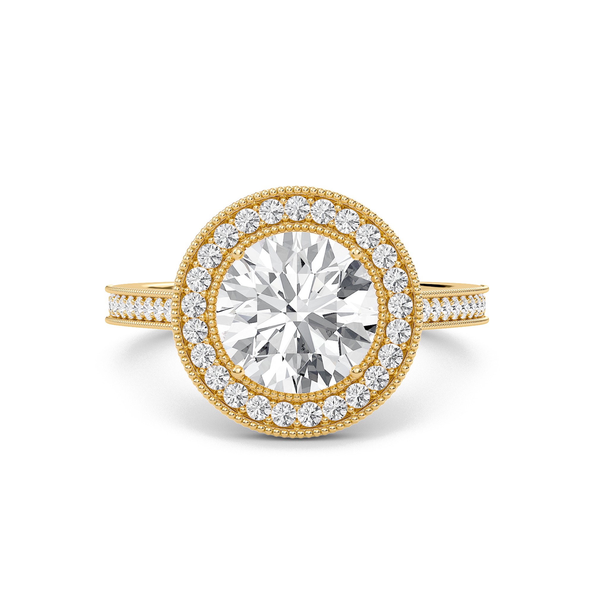 Halo Engagement Ring