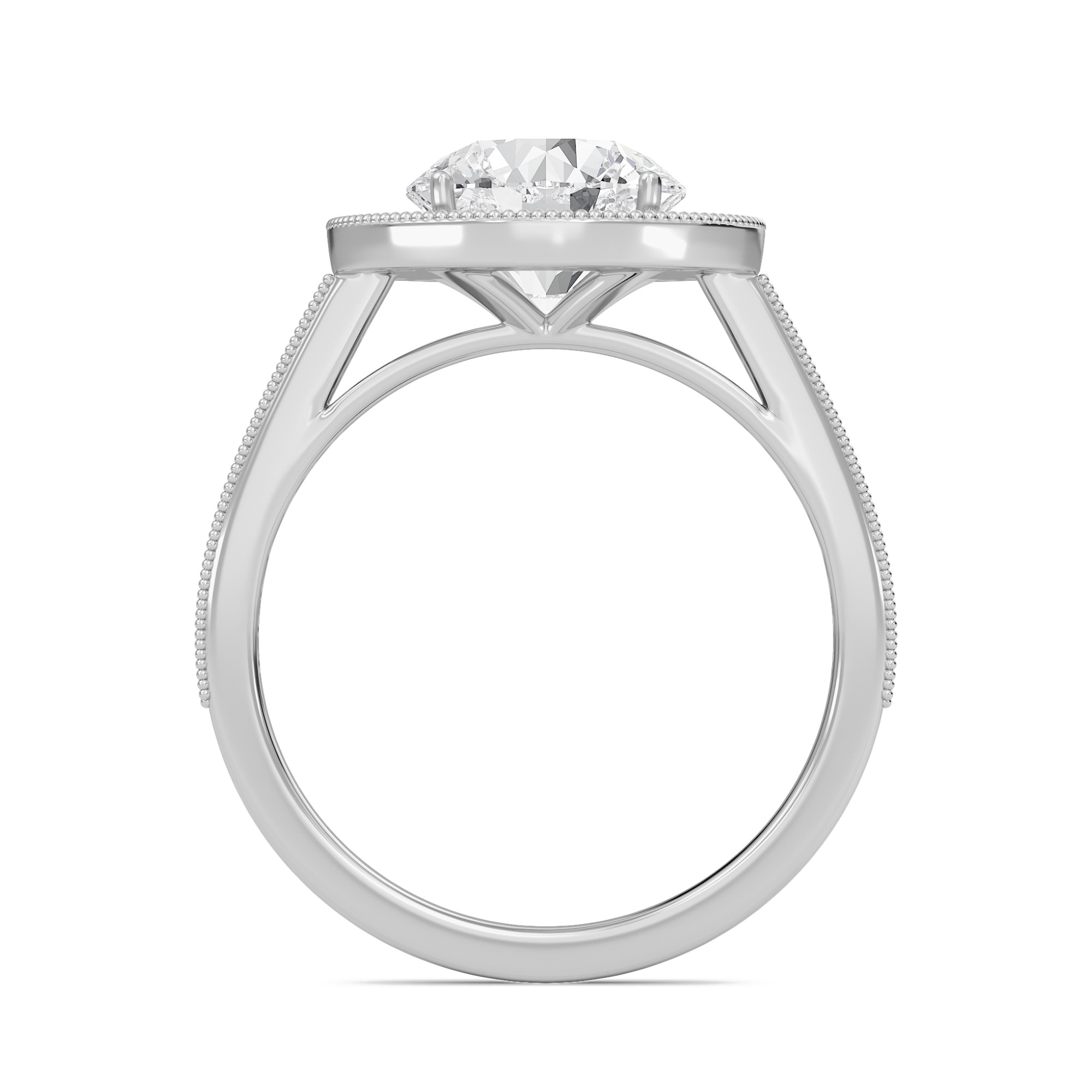 Halo Engagement Ring