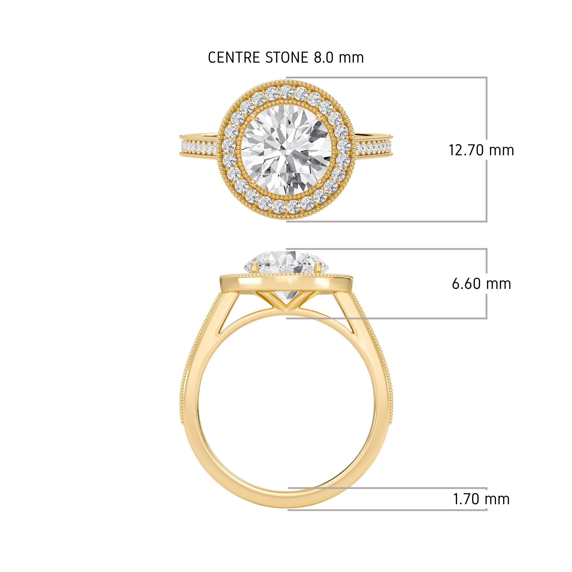 Halo Engagement Ring