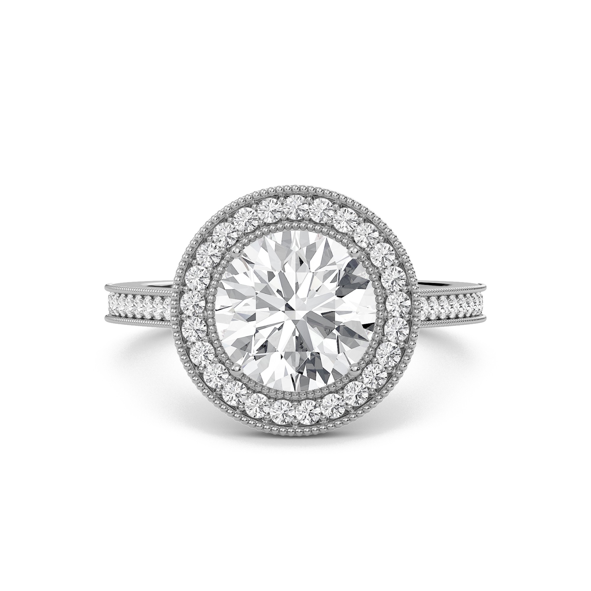 Halo Engagement Ring