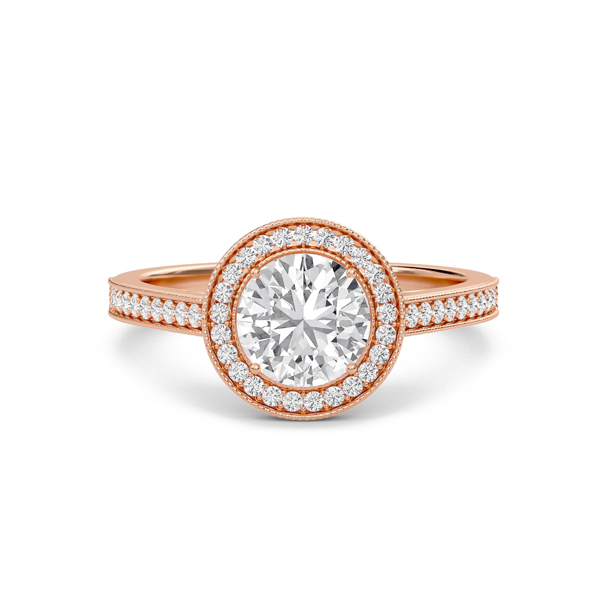 Halo Engagement Ring