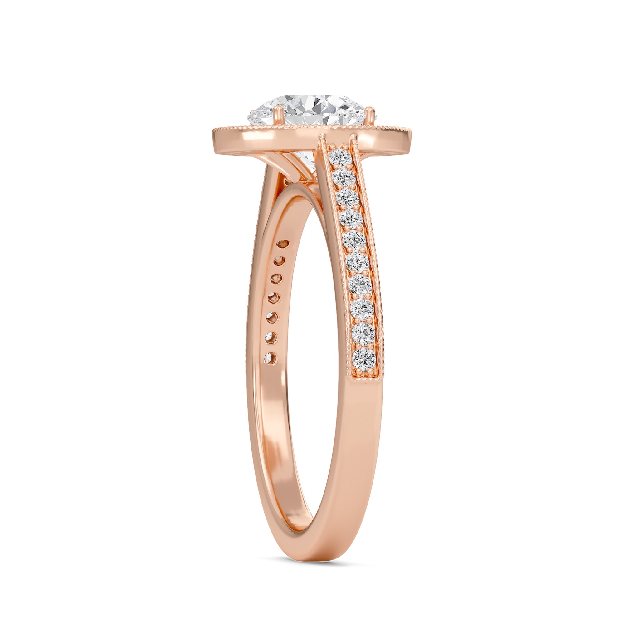 Halo Engagement Ring