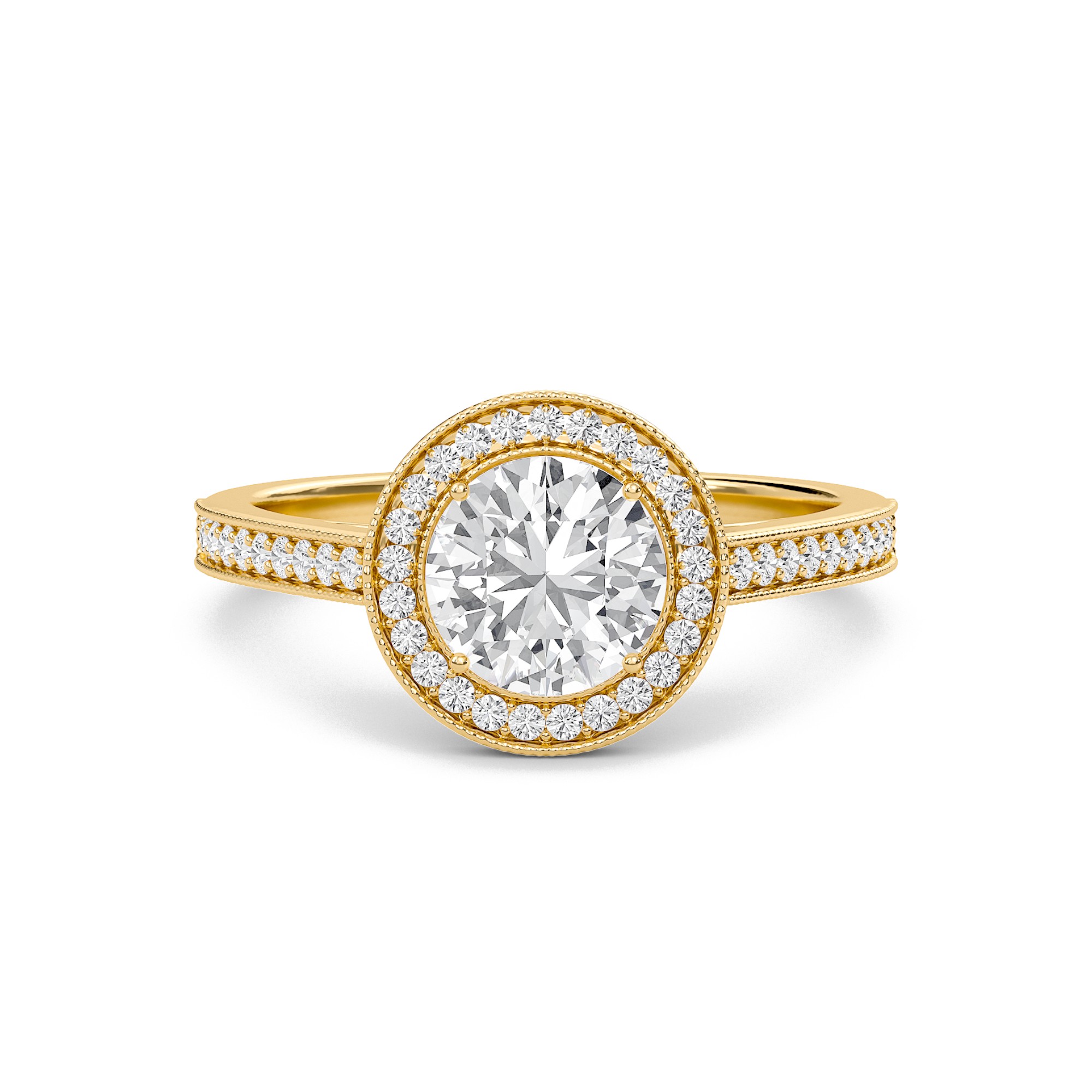 Halo Engagement Ring