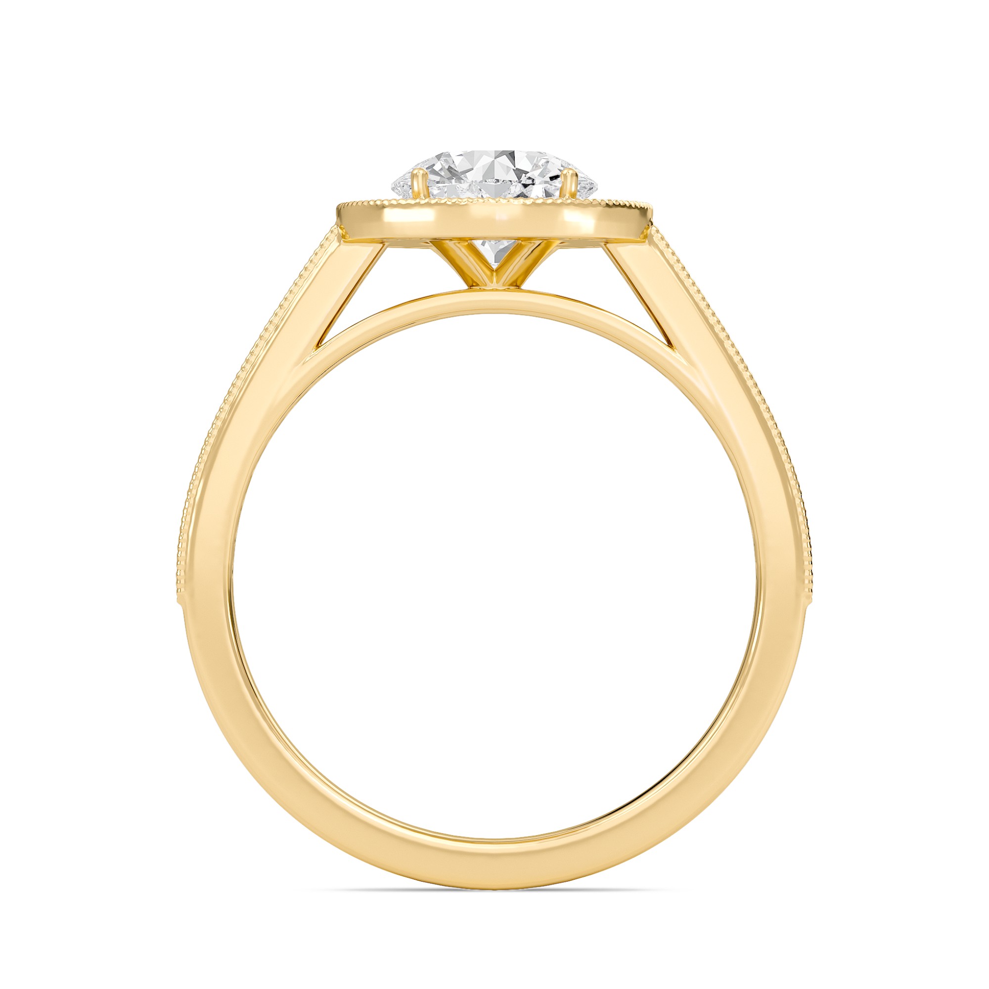 Halo Engagement Ring
