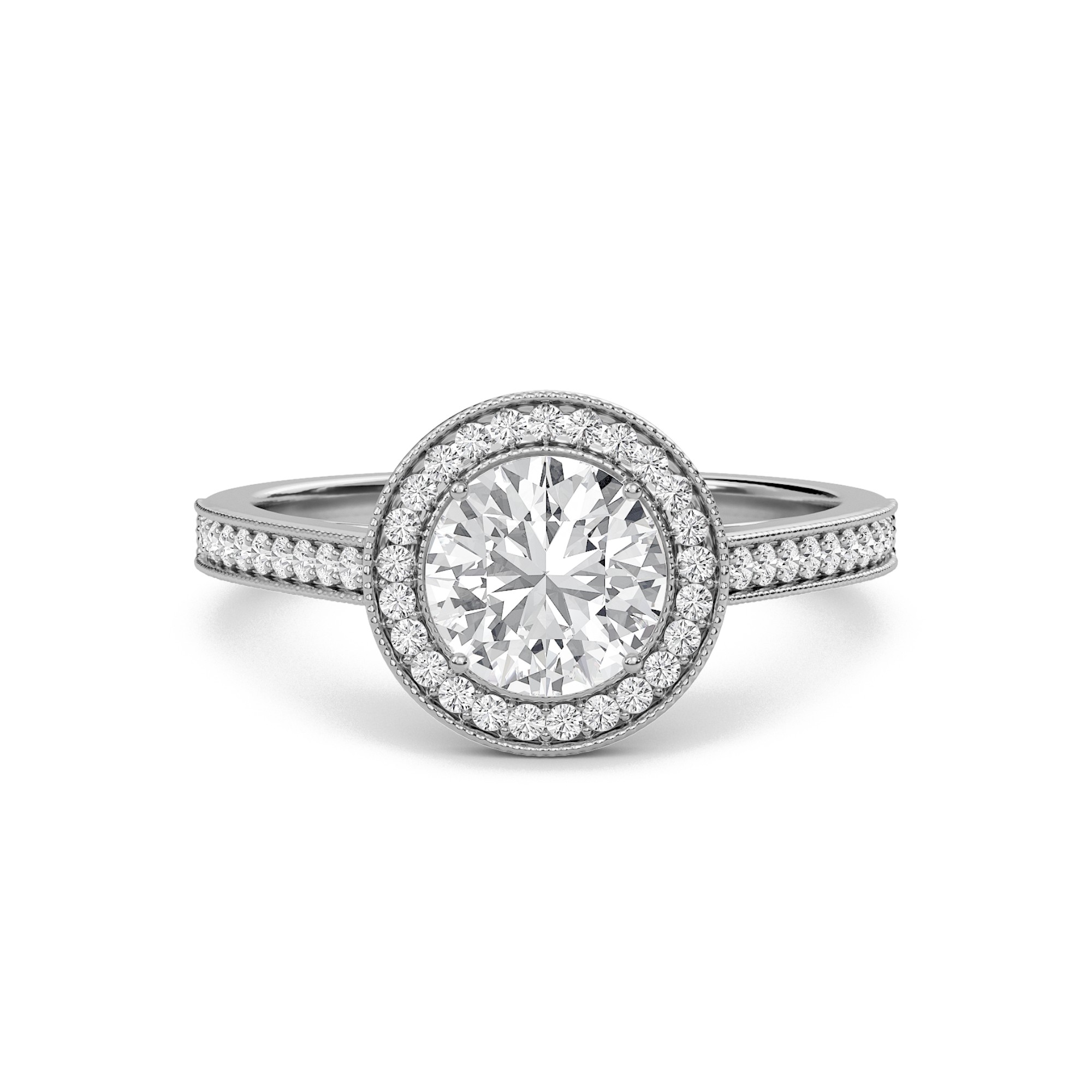 Halo Engagement Ring