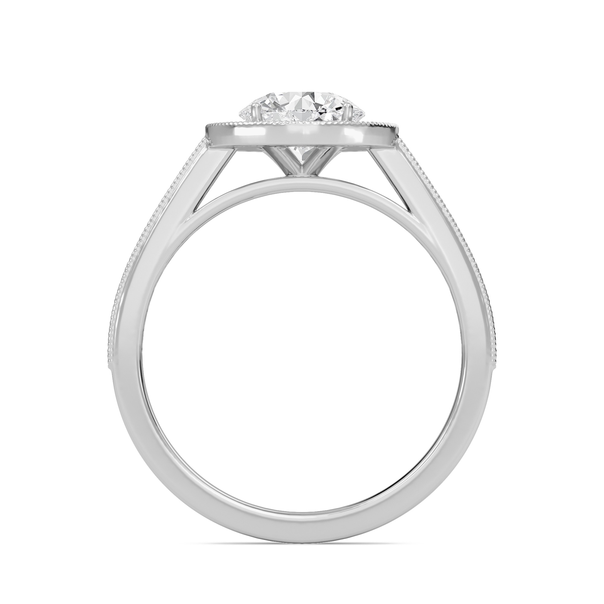 Halo Engagement Ring