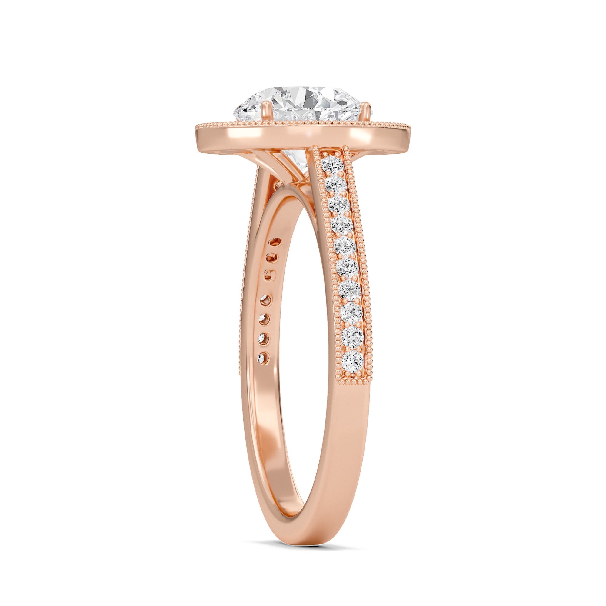 Halo Engagement Ring