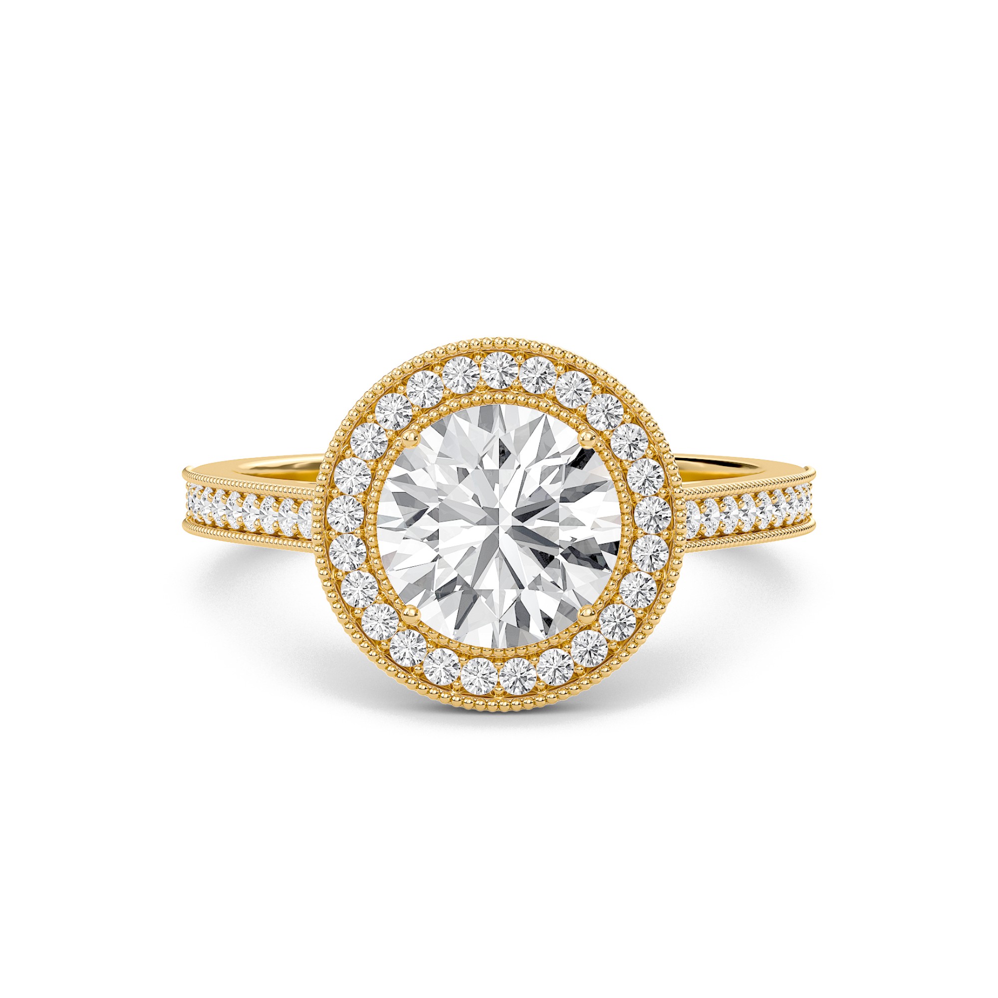 Halo Engagement Ring