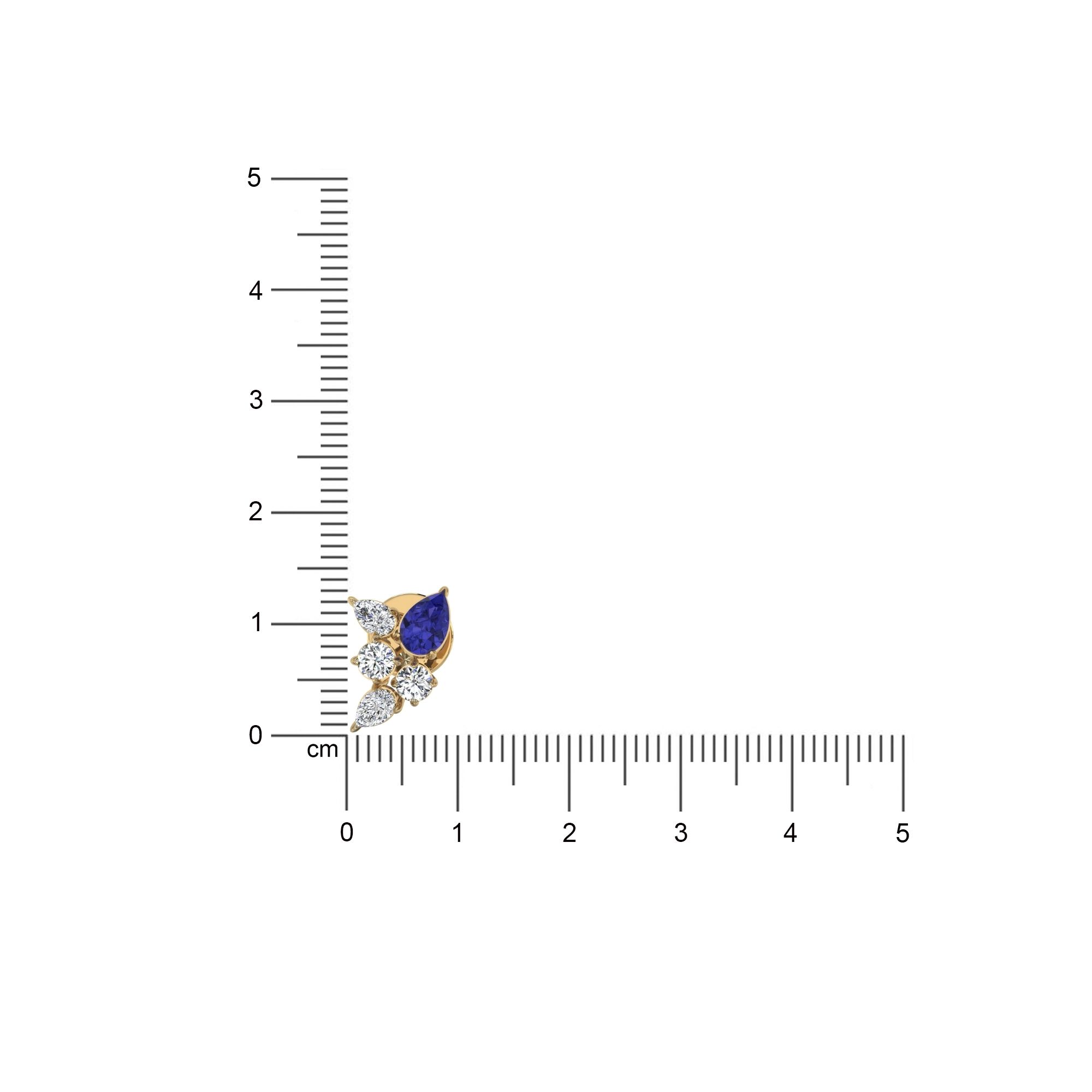 Tanzanite Diamond Earrings