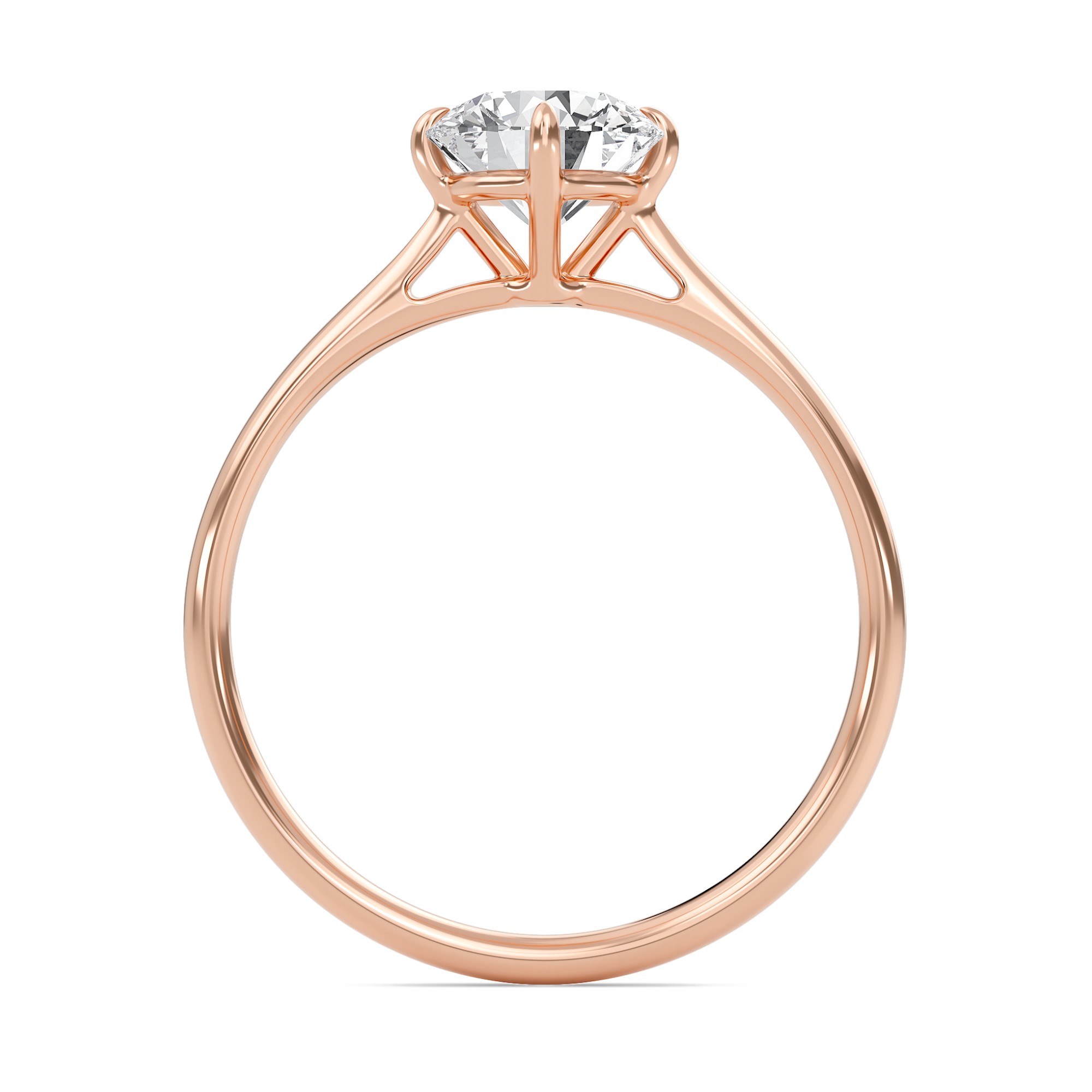 Classic Solitaire 4 Prong Ring