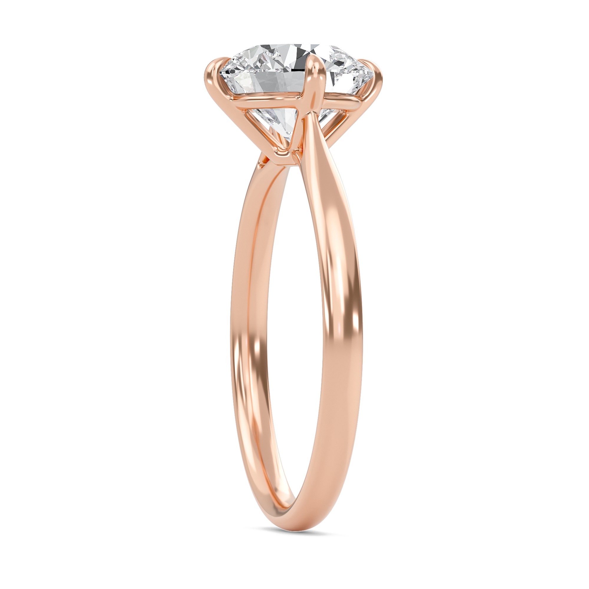 Classic Solitaire 4 Prong Ring