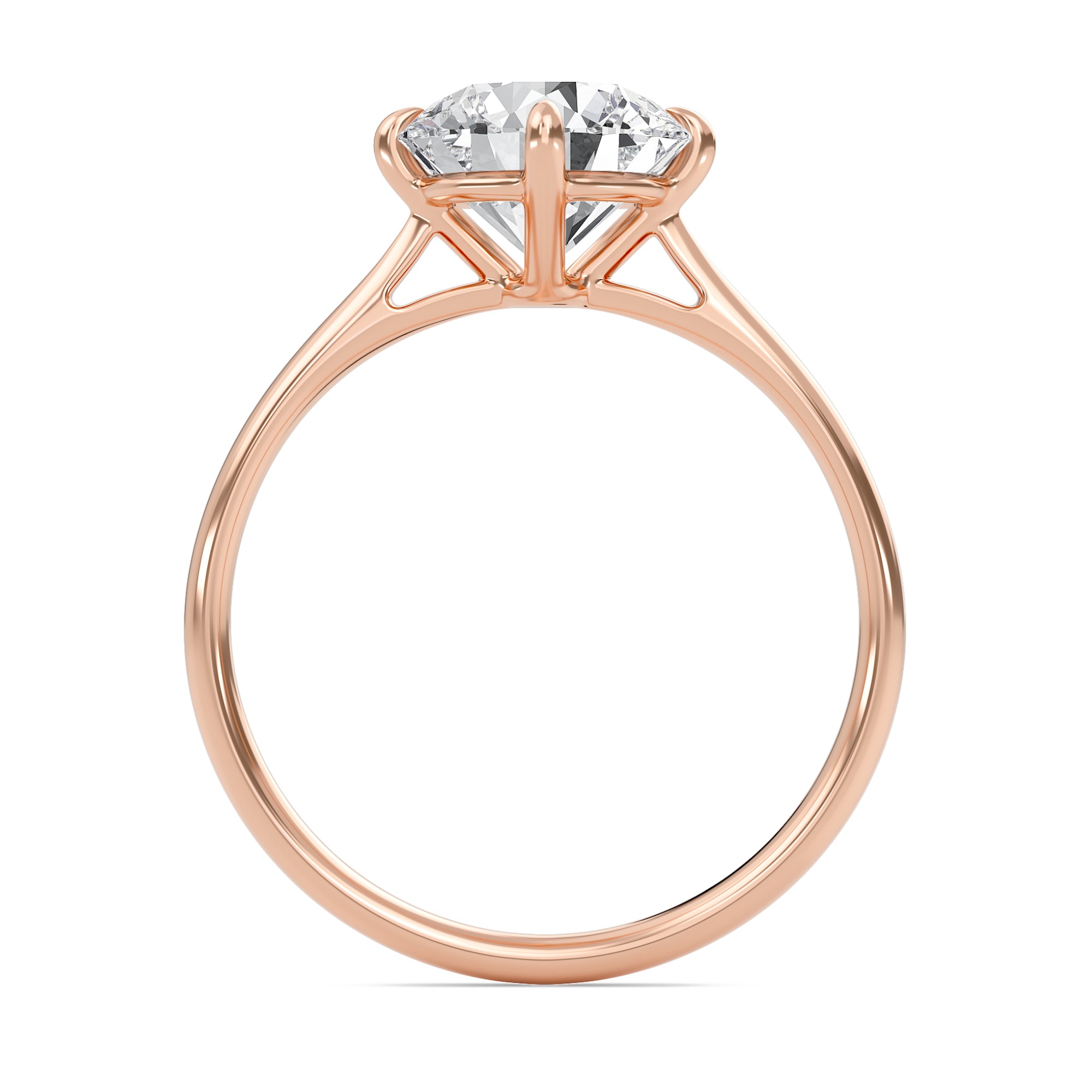 Classic Solitaire 4 Prong Ring