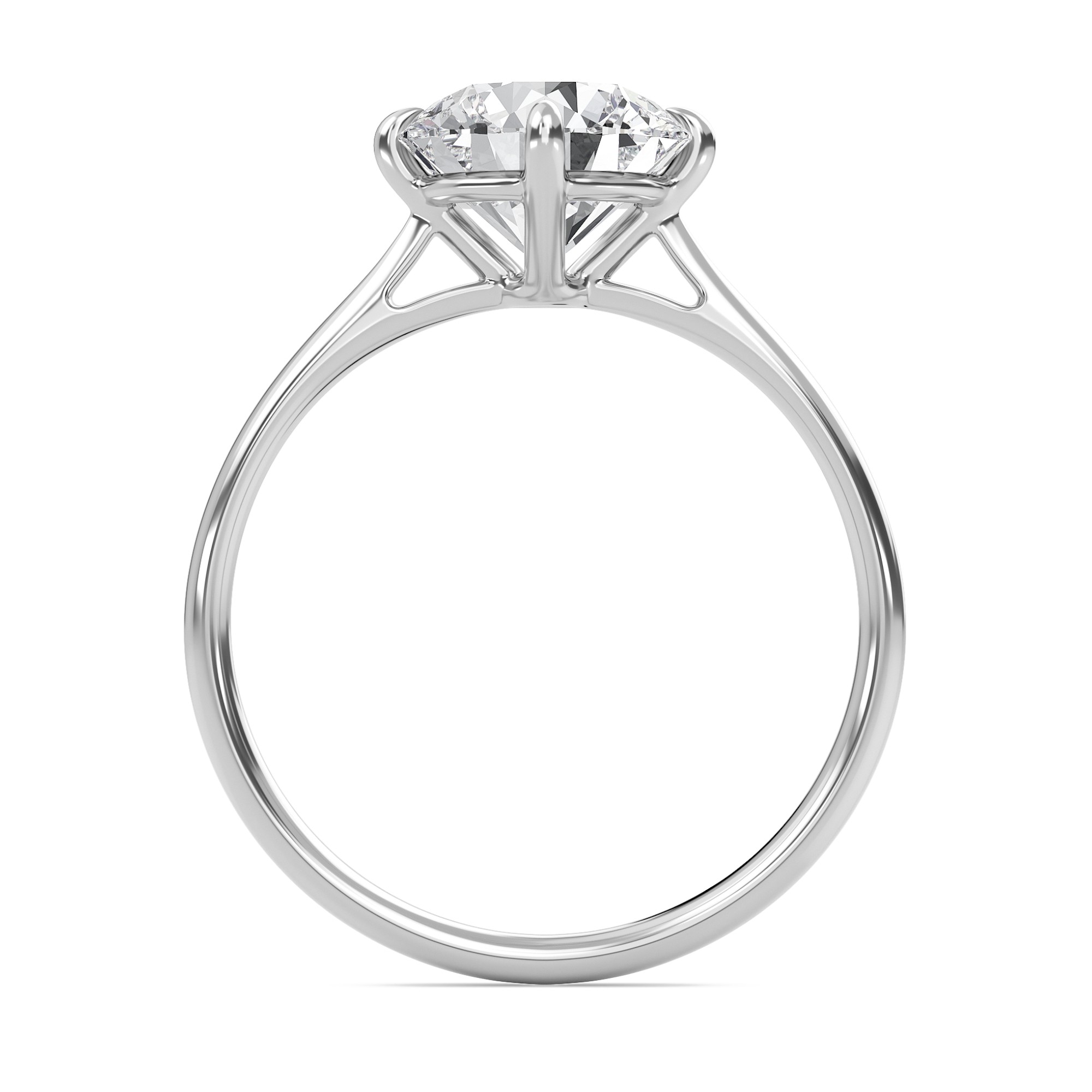 Classic Solitaire 4 Prong Ring