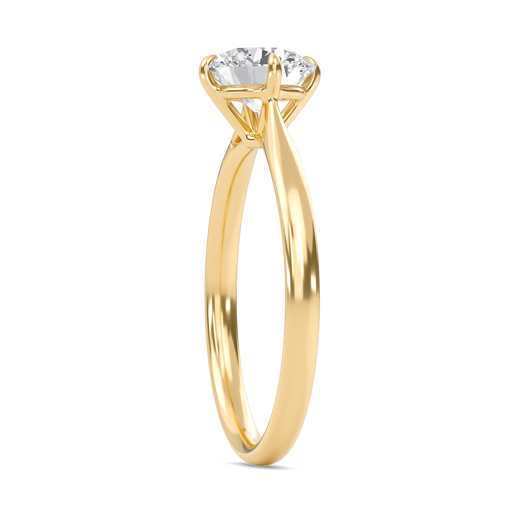 Classic Solitaire 4 Prong Ring