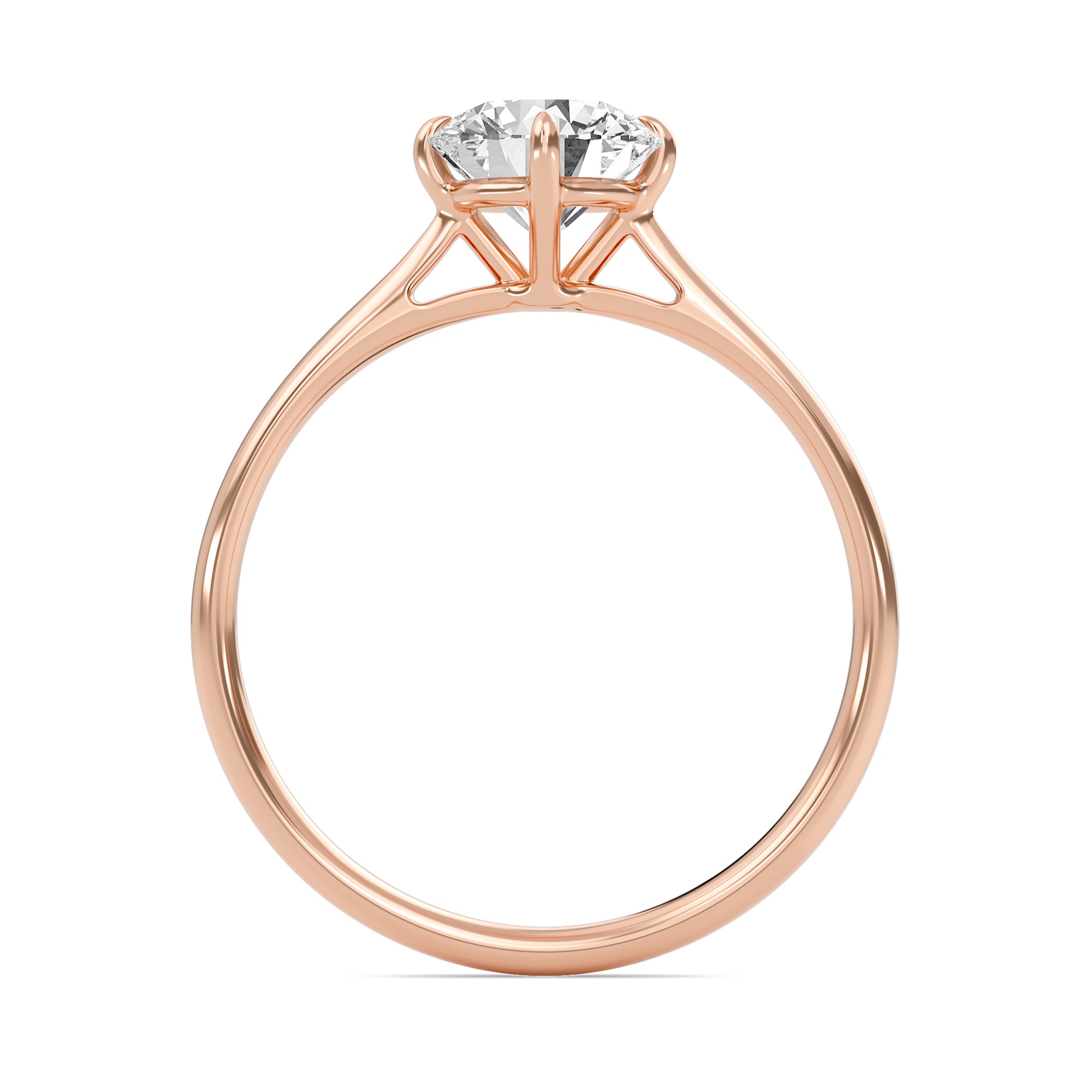 Classic Solitaire 4 Prong Ring
