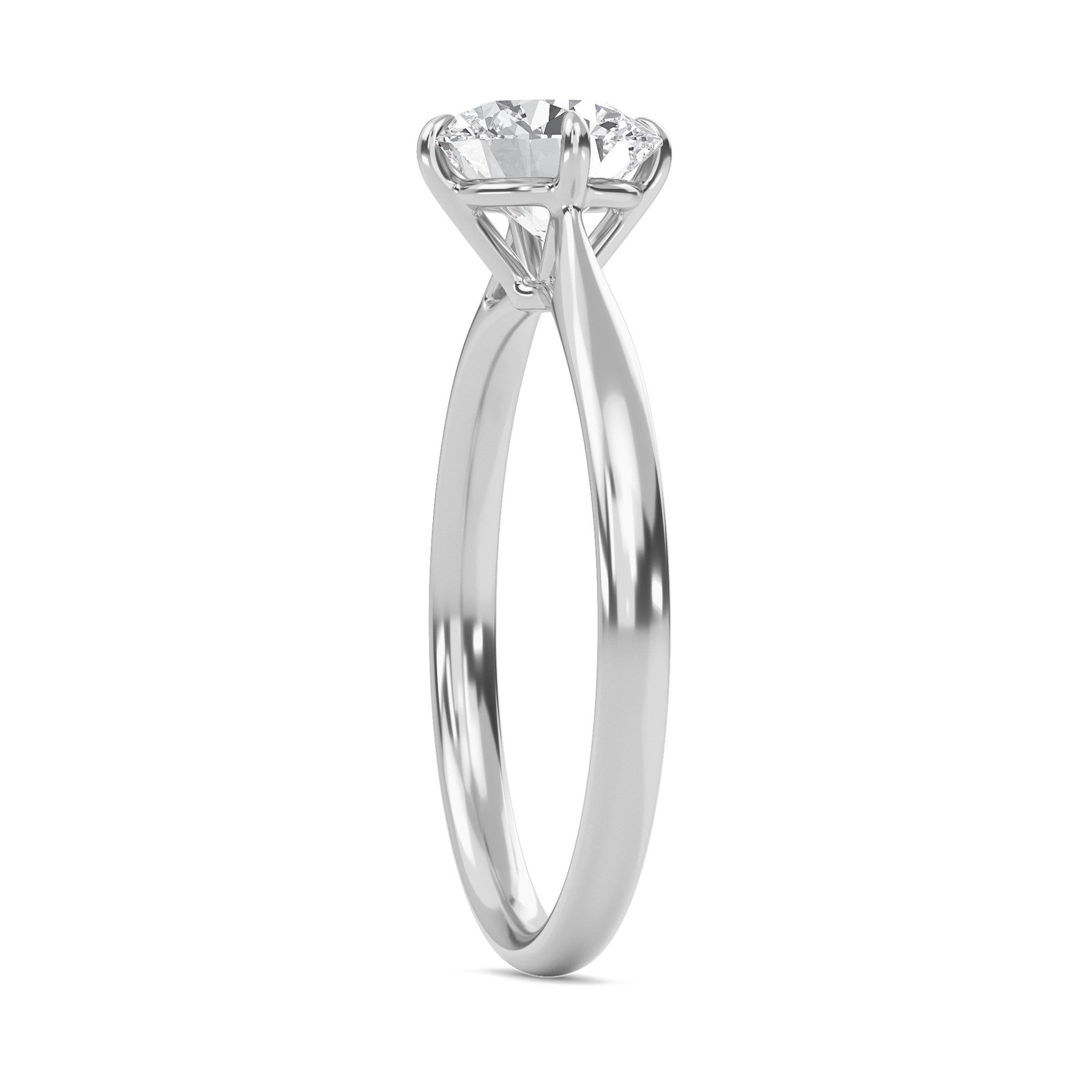 Classic Solitaire 4 Prong Ring