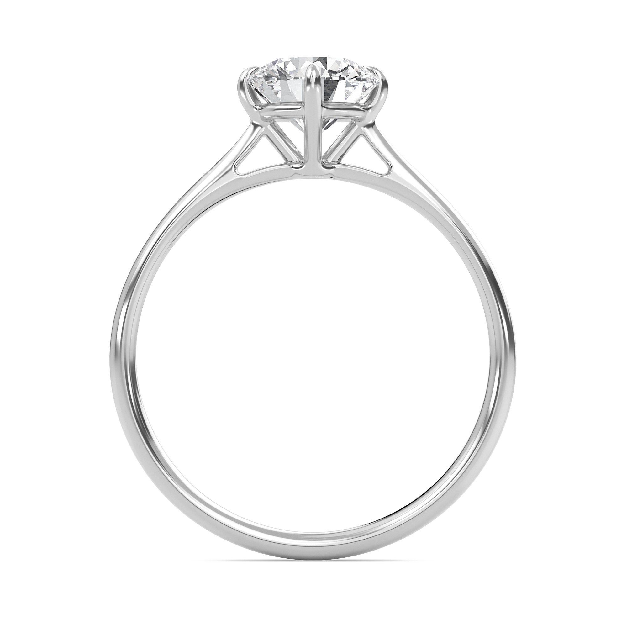 Classic Solitaire 4 Prong Ring