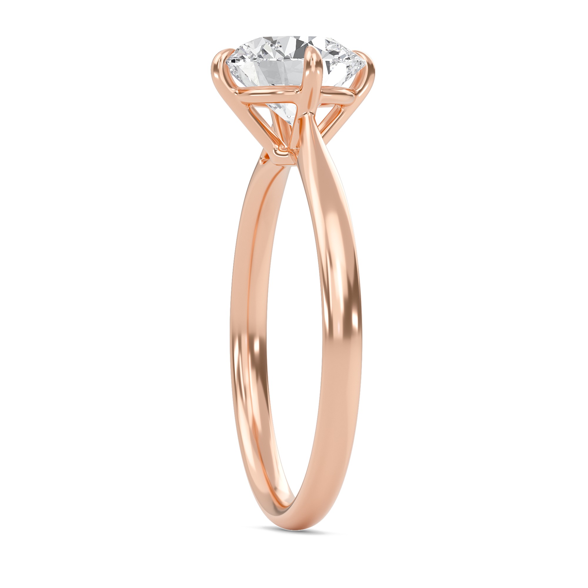 Classic Solitaire 4 Prong Ring