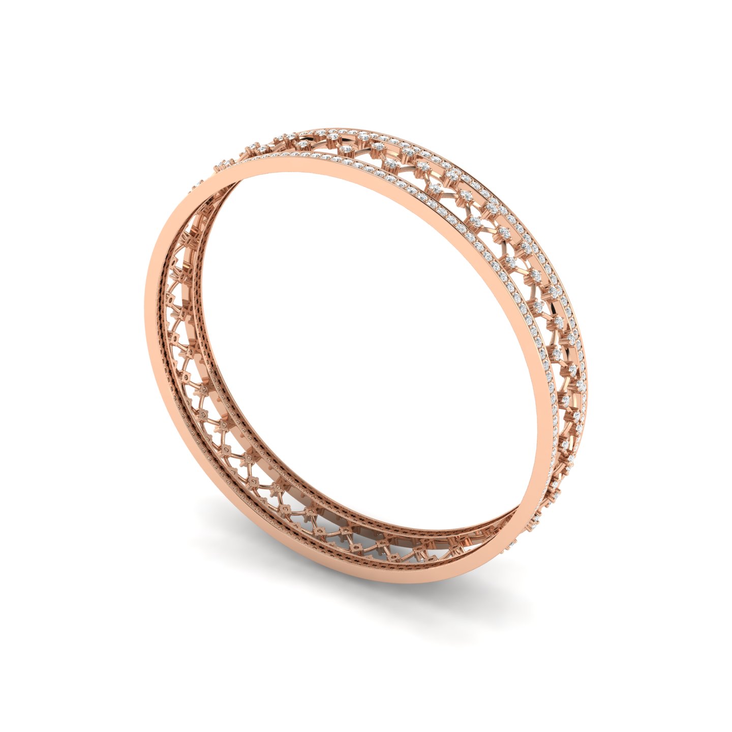 Diamond Lattice Bangle