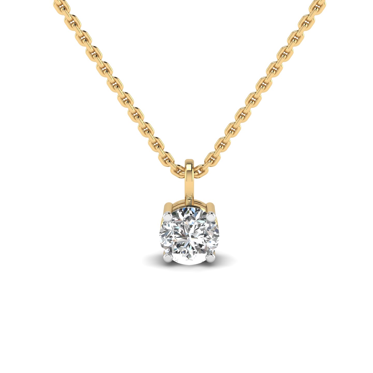 Brillliant Solitaire Pendant