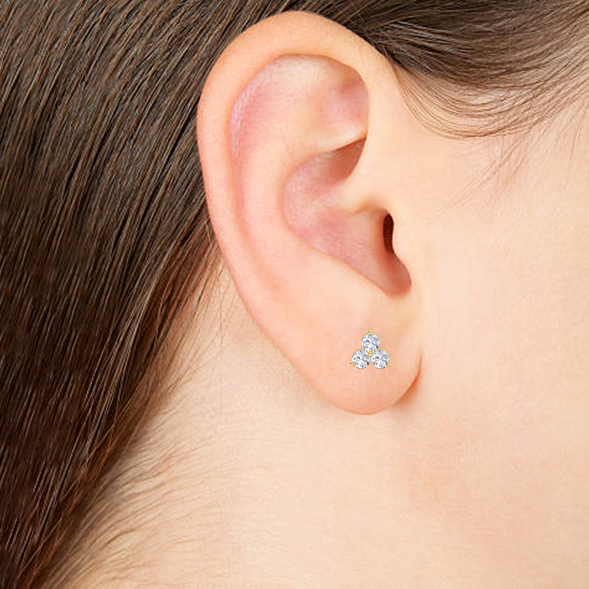 Triad Stud earrings