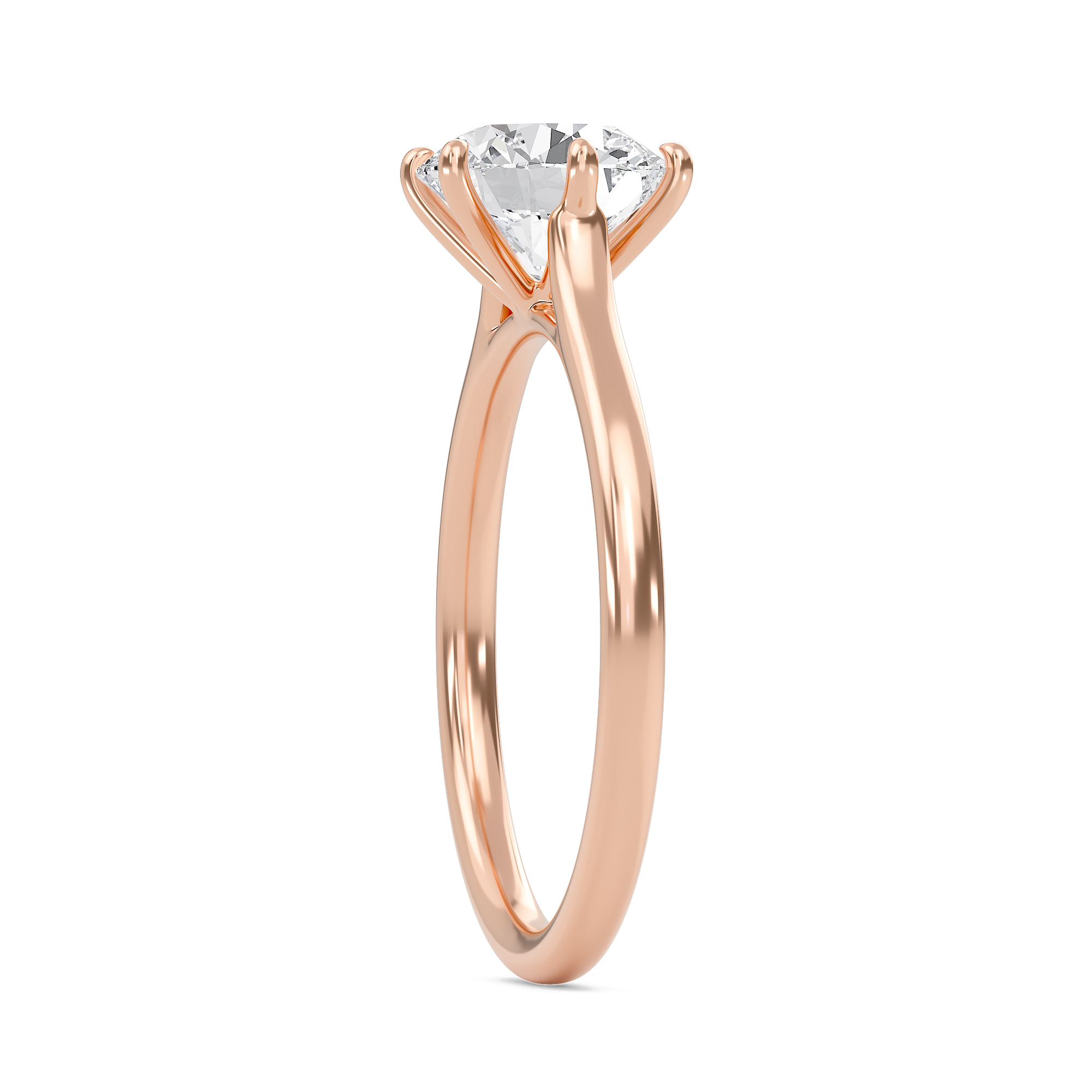 Classic Solitaire 6 Prong Ring