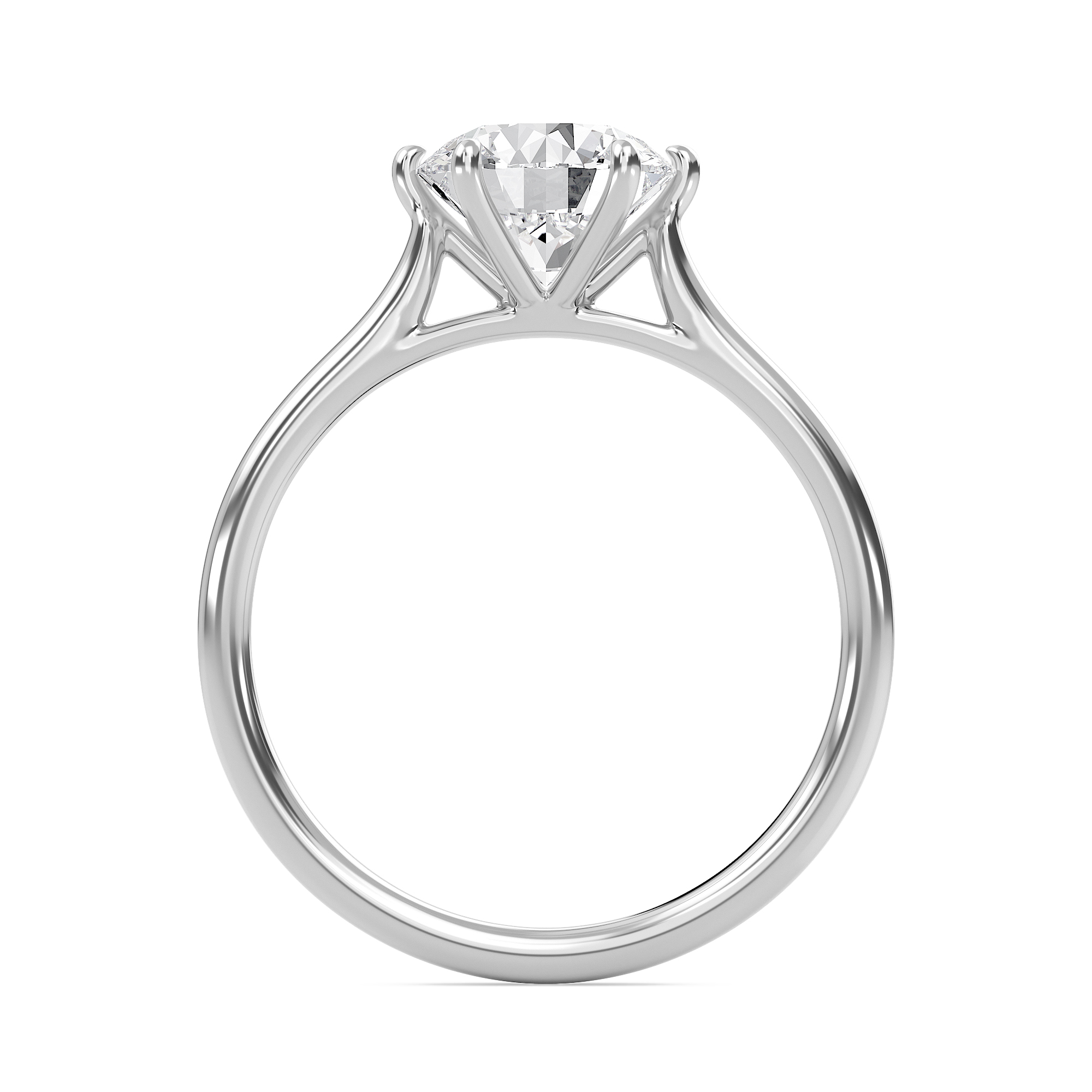 Classic Solitaire 6 Prong Ring