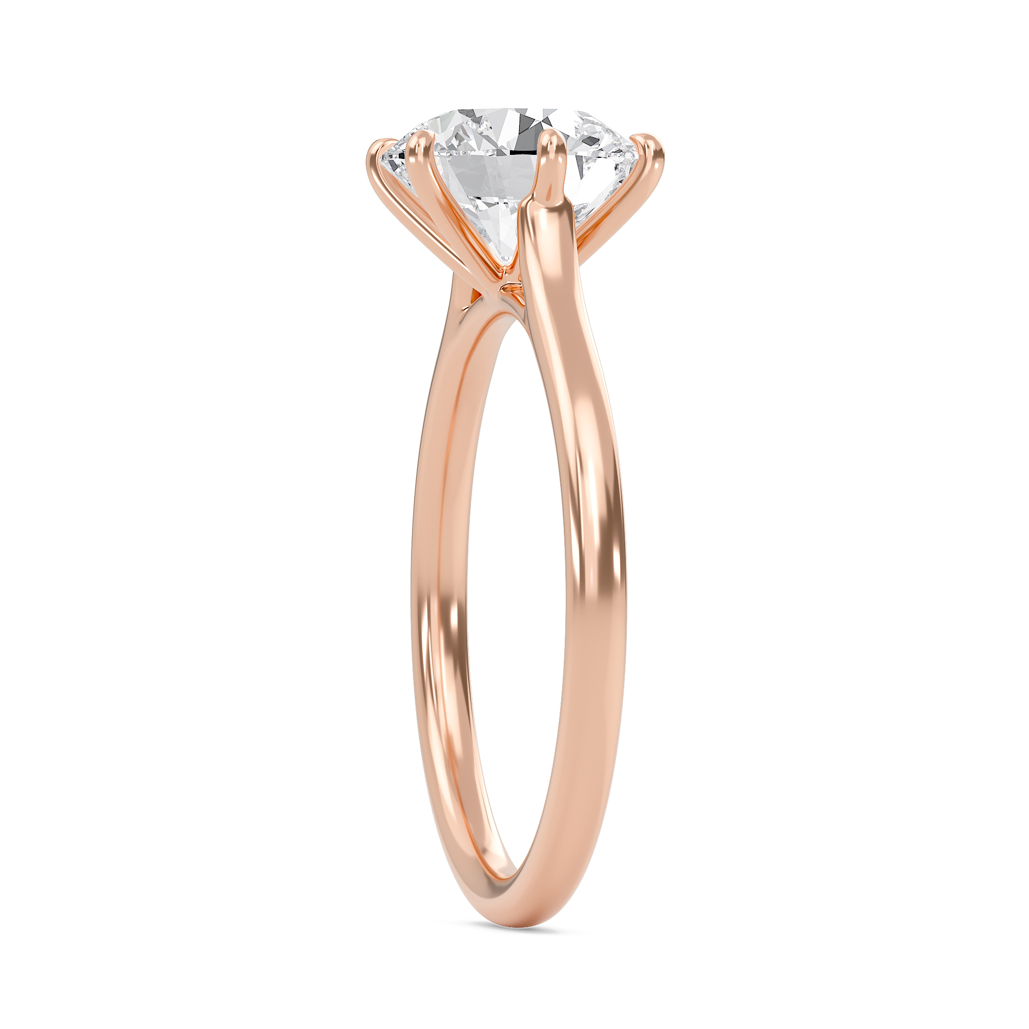 Classic Solitaire 6 Prong Ring