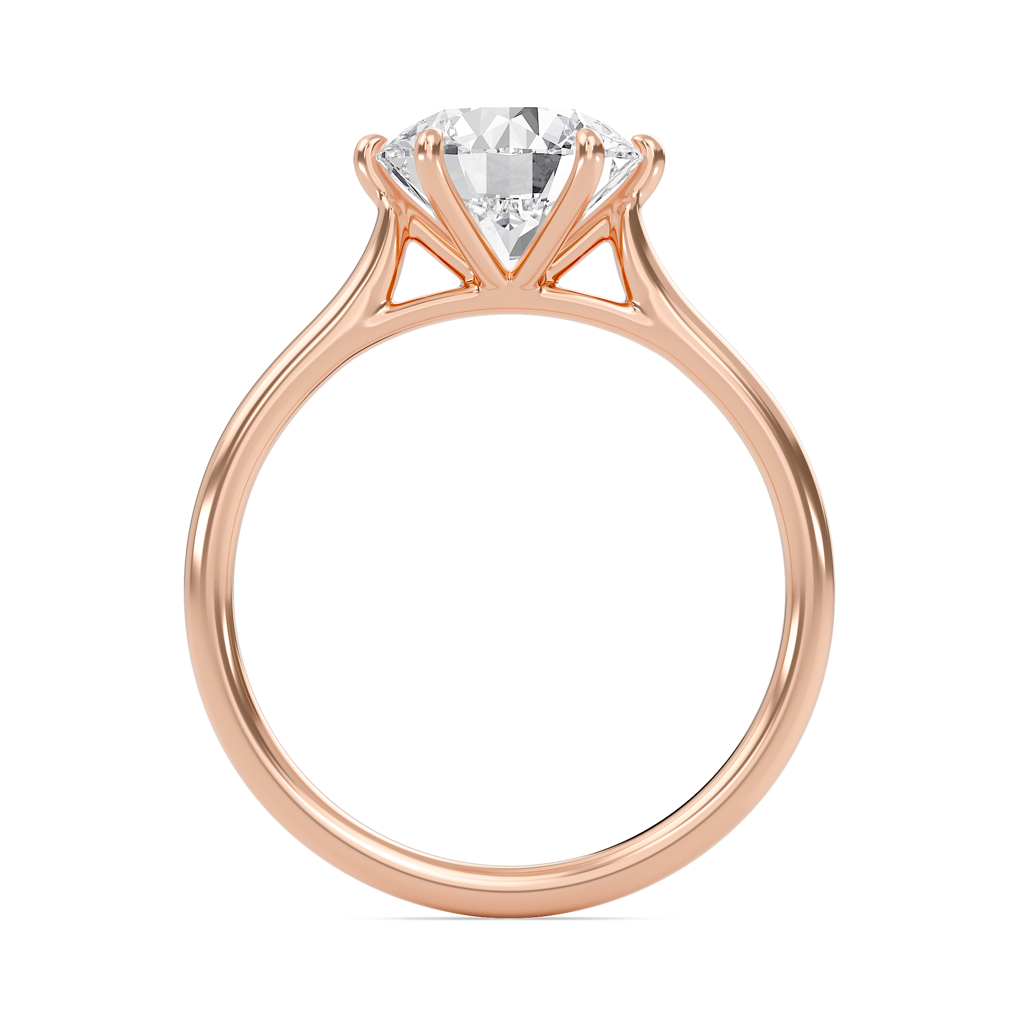 Classic Solitaire 6 Prong Ring