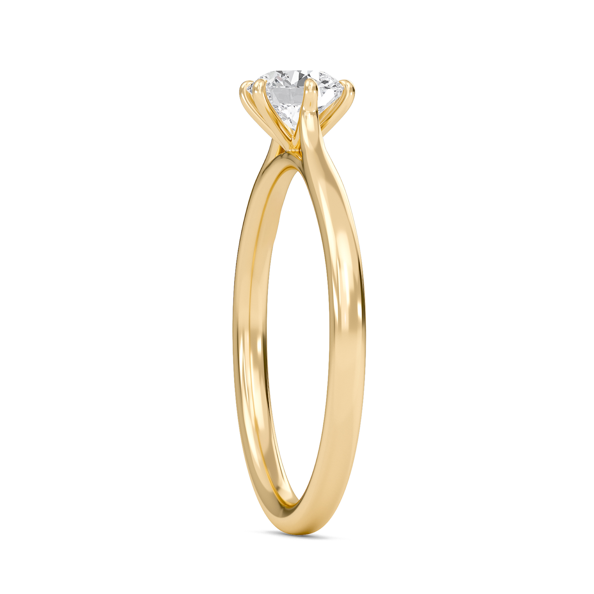 Classic Solitaire 6 Prong Ring