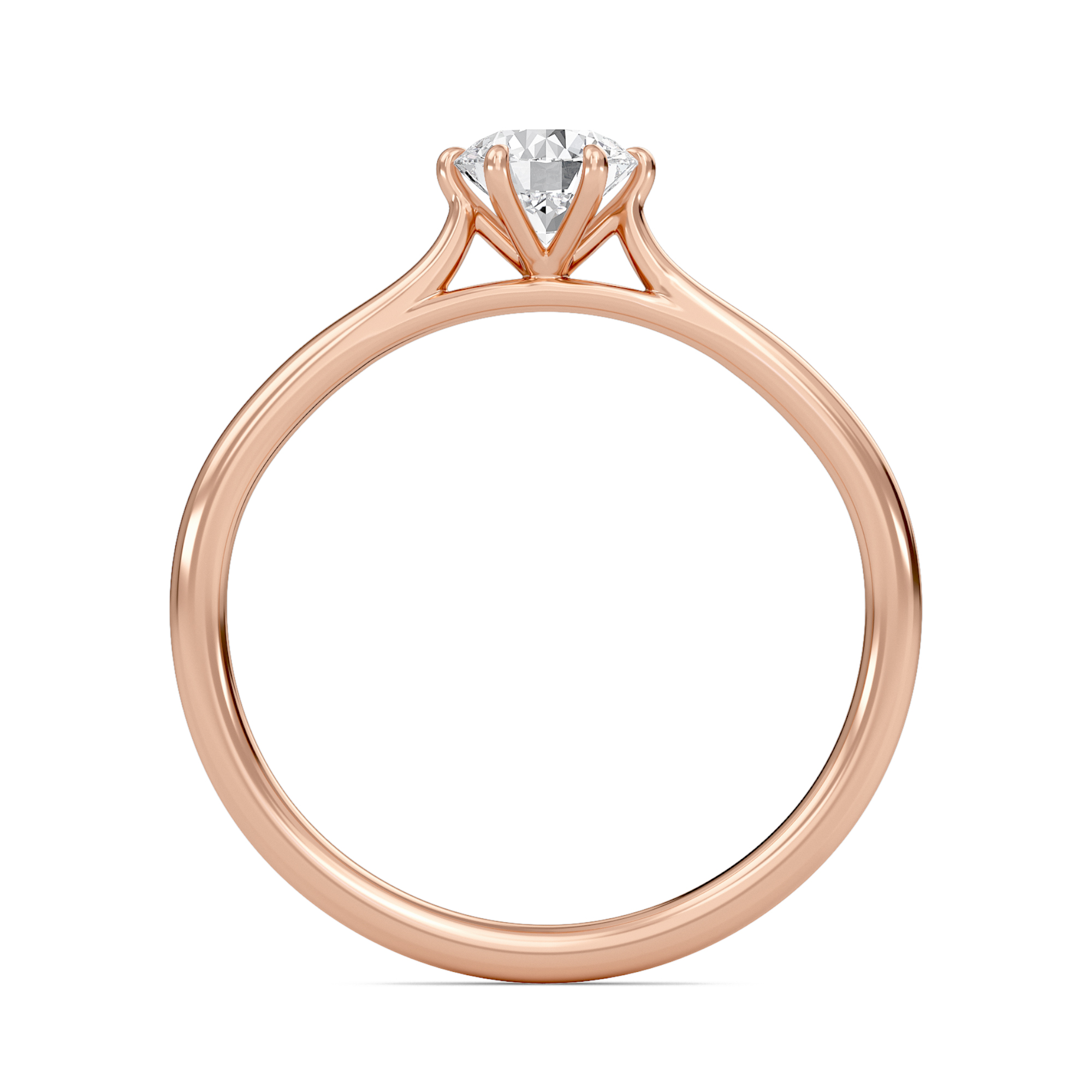 Classic Solitaire 6 Prong Ring