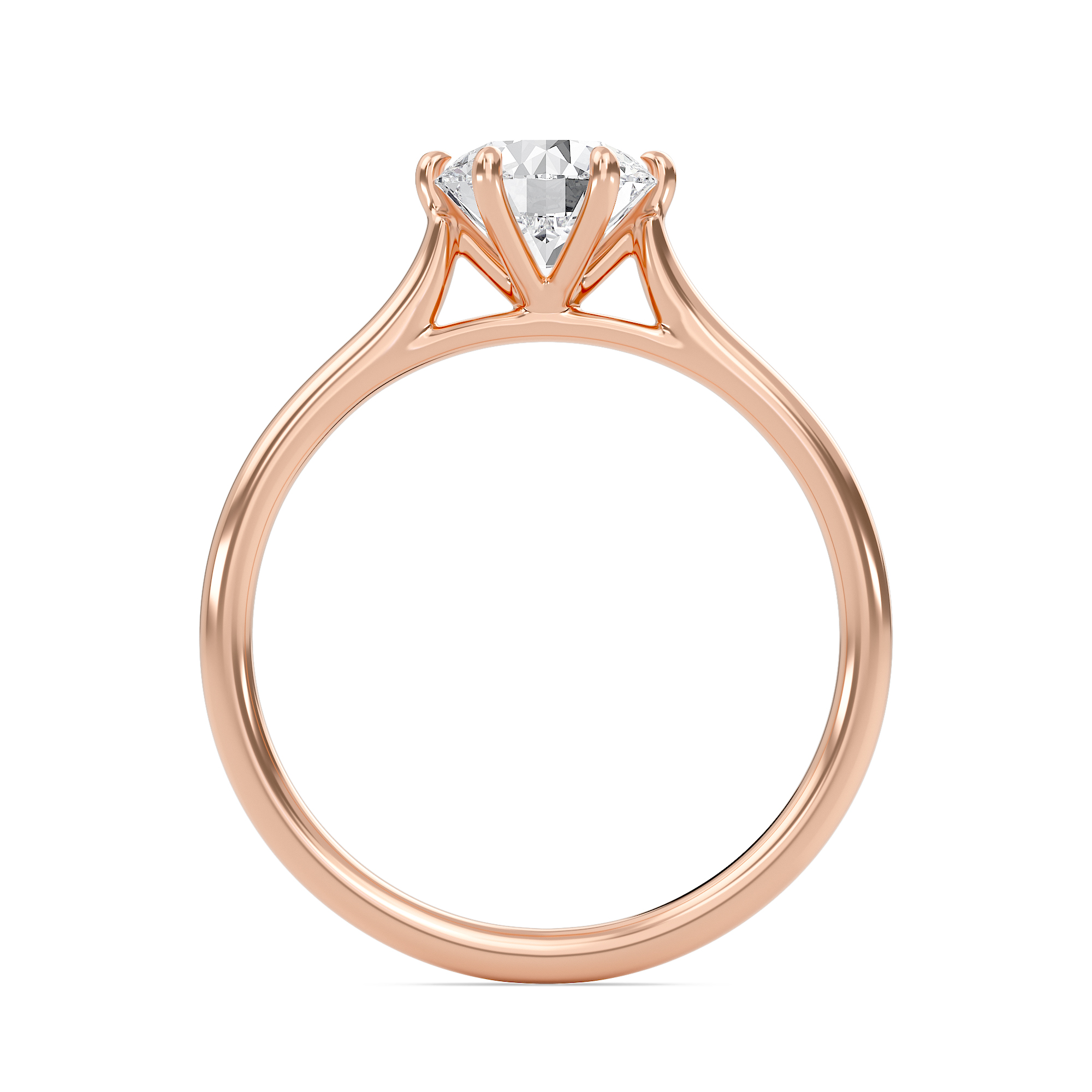 Classic Solitaire 6 Prong Ring