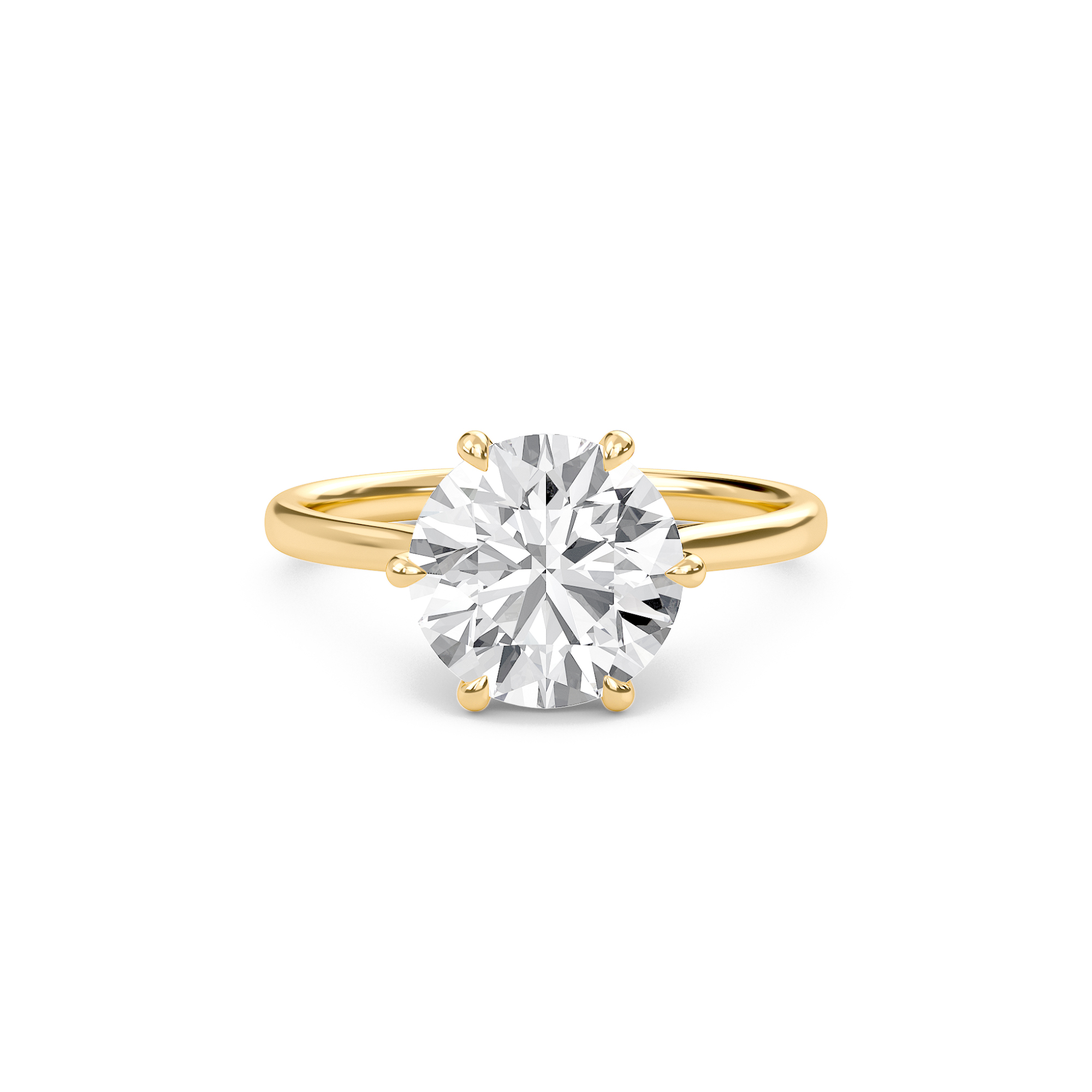 Classic Solitaire 6 Prong Ring