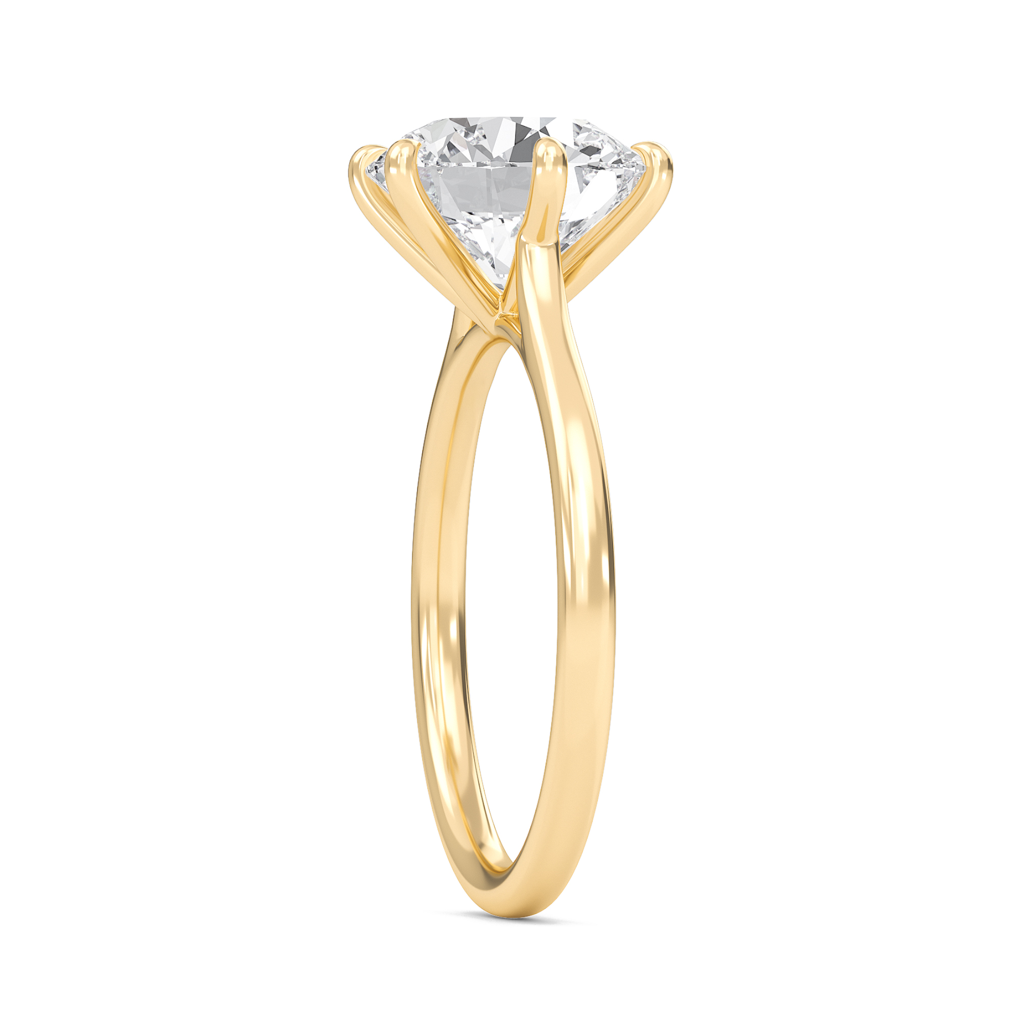 Classic Solitaire 6 Prong Ring
