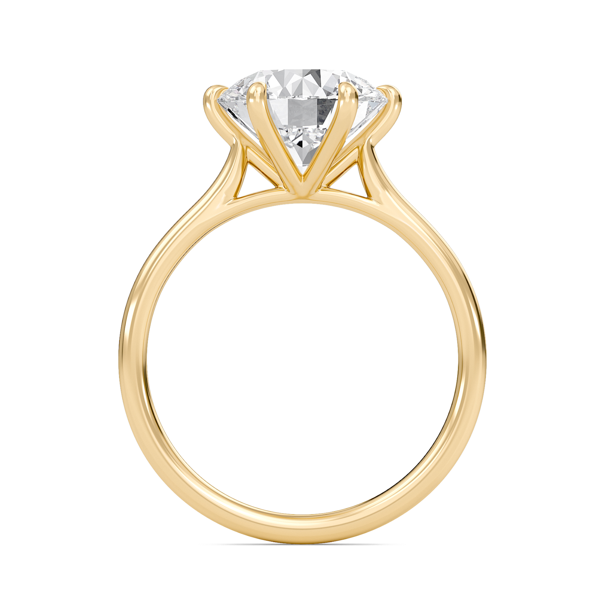 Classic Solitaire 6 Prong Ring