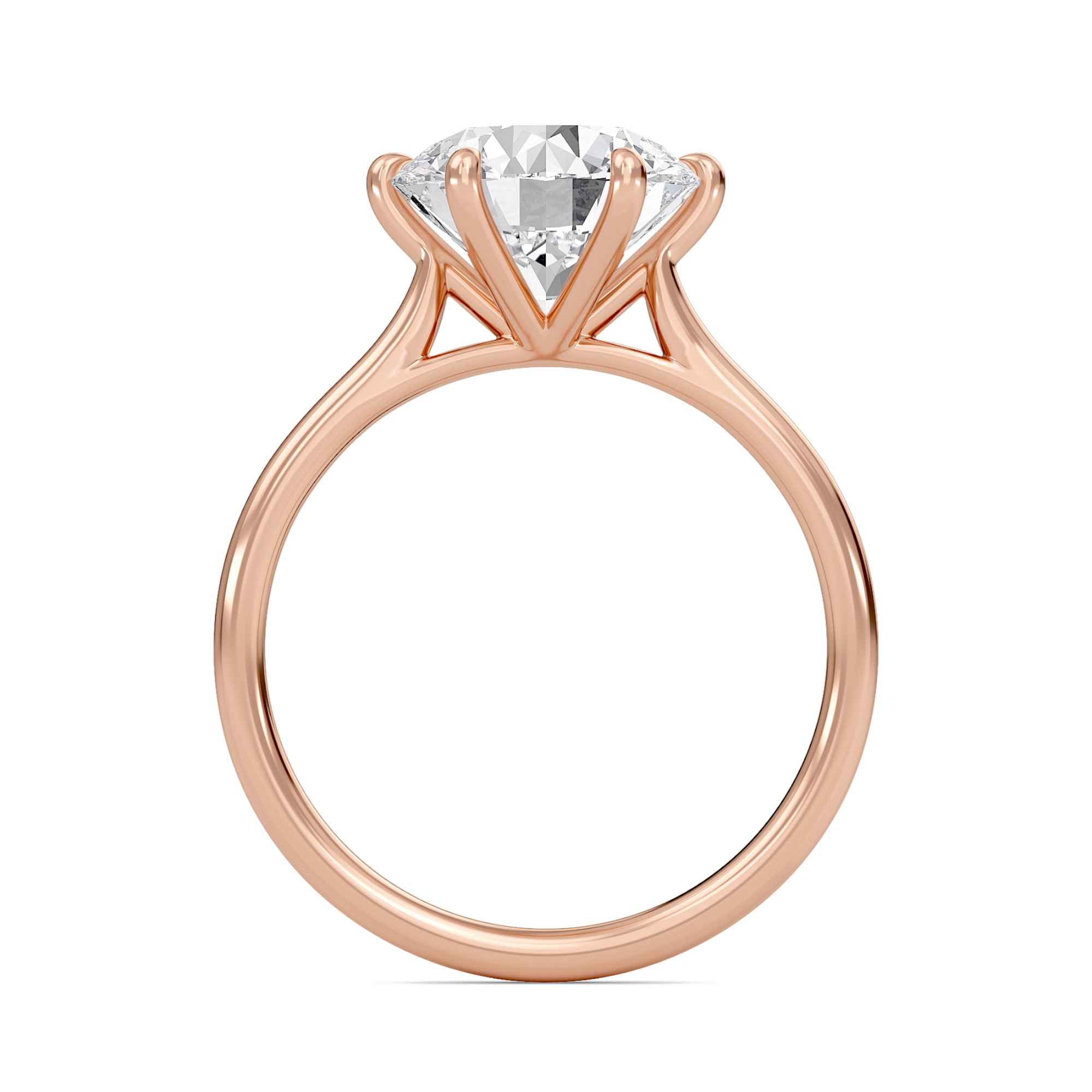 Classic Solitaire 6 Prong Ring