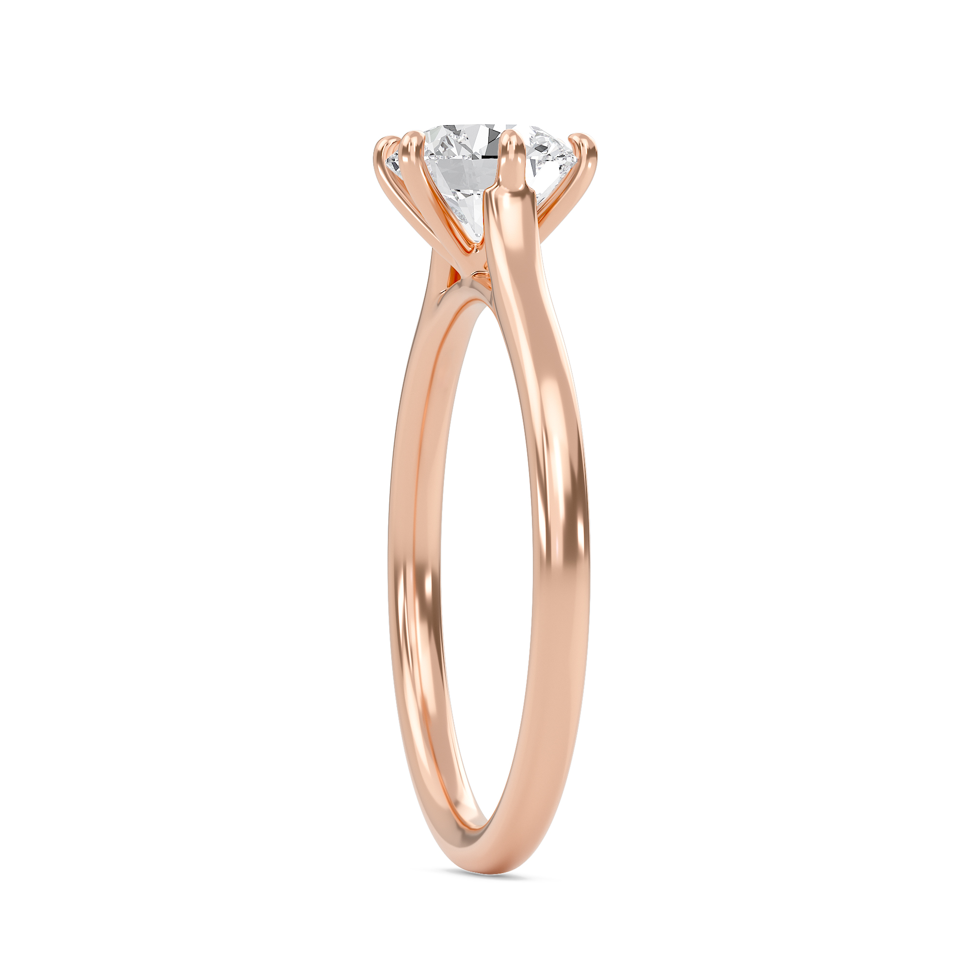 Classic Solitaire 6 Prong Ring