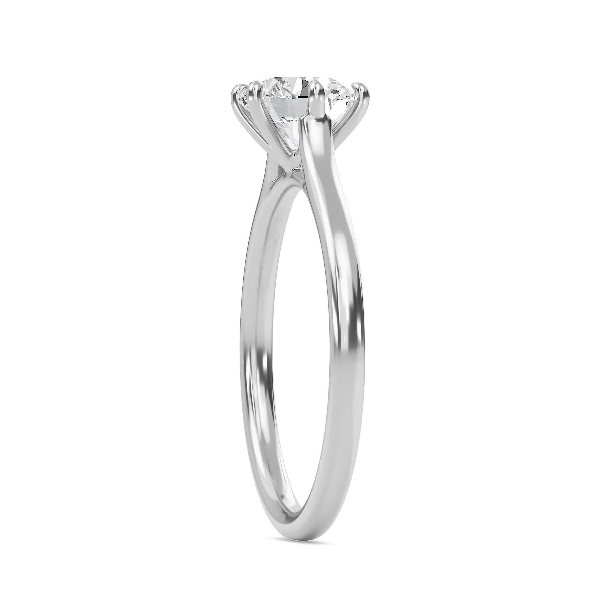 Classic Solitaire 6 Prong Ring