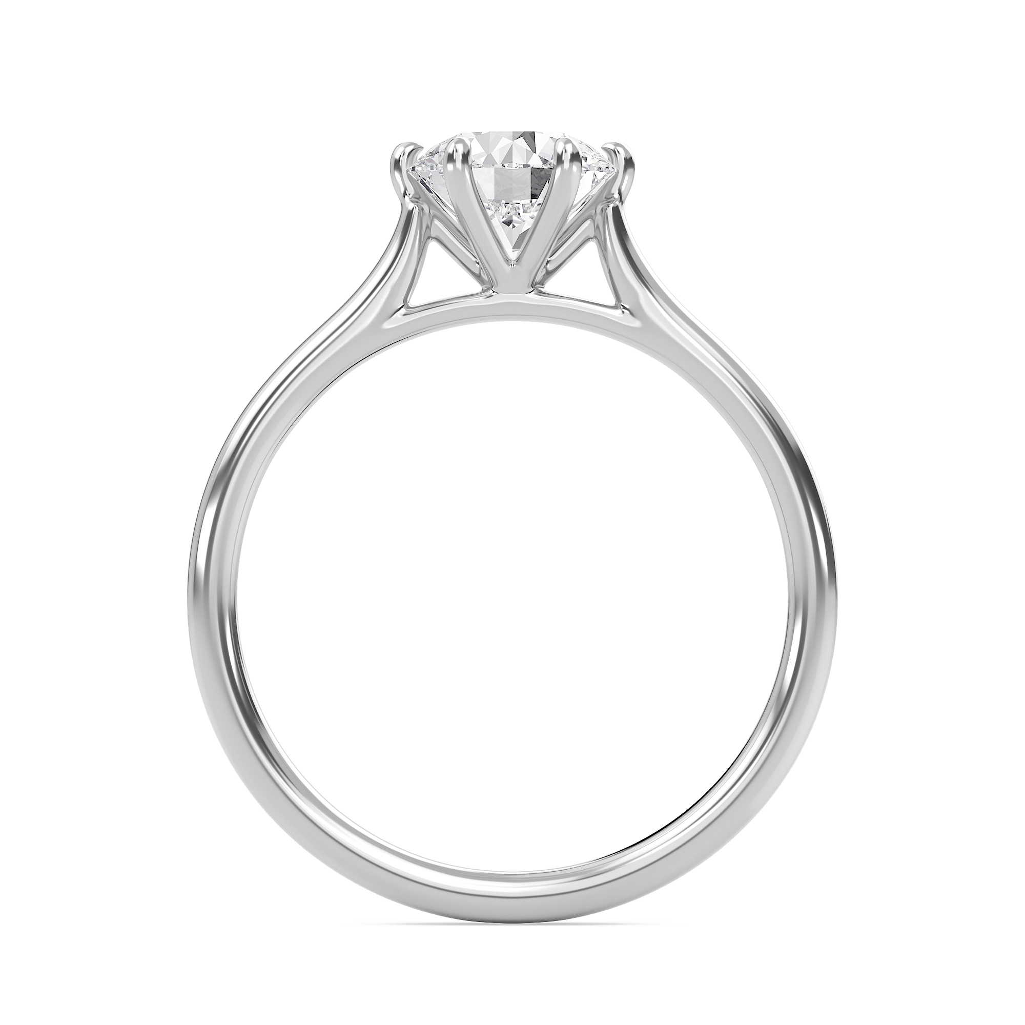 Classic Solitaire 6 Prong Ring