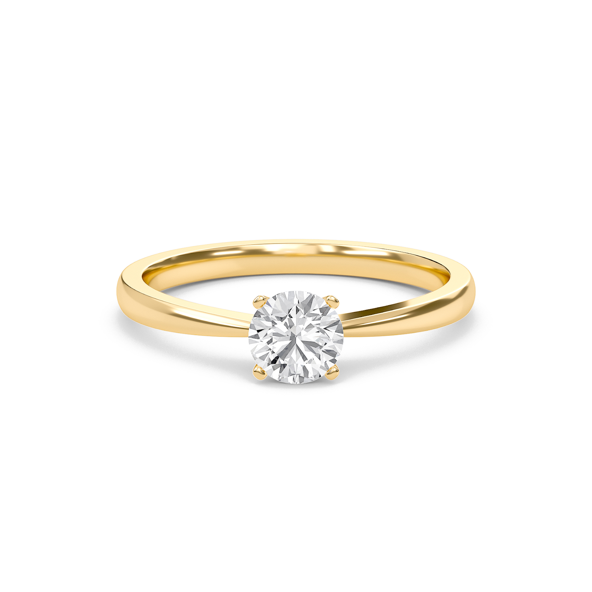 Classic Solitaire 4 Prong Ring