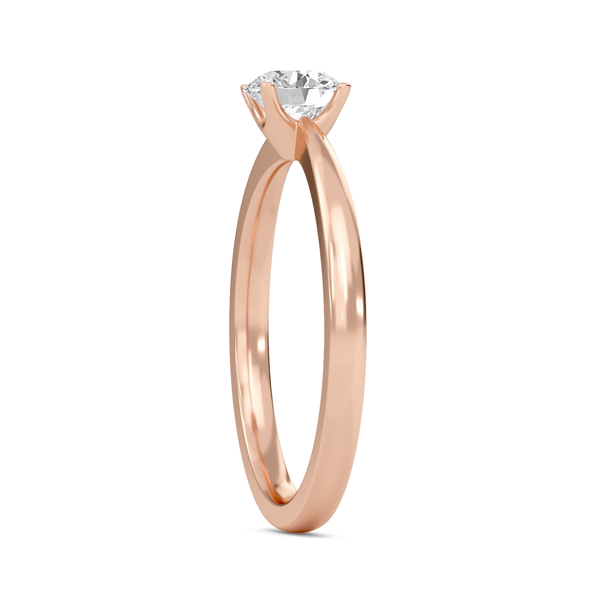 Classic Solitaire 4 Prong Ring