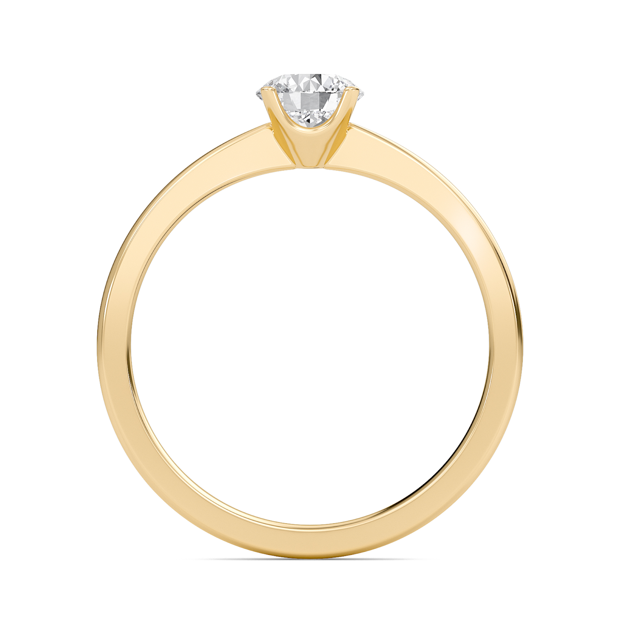 Classic Solitaire 4 Prong Ring