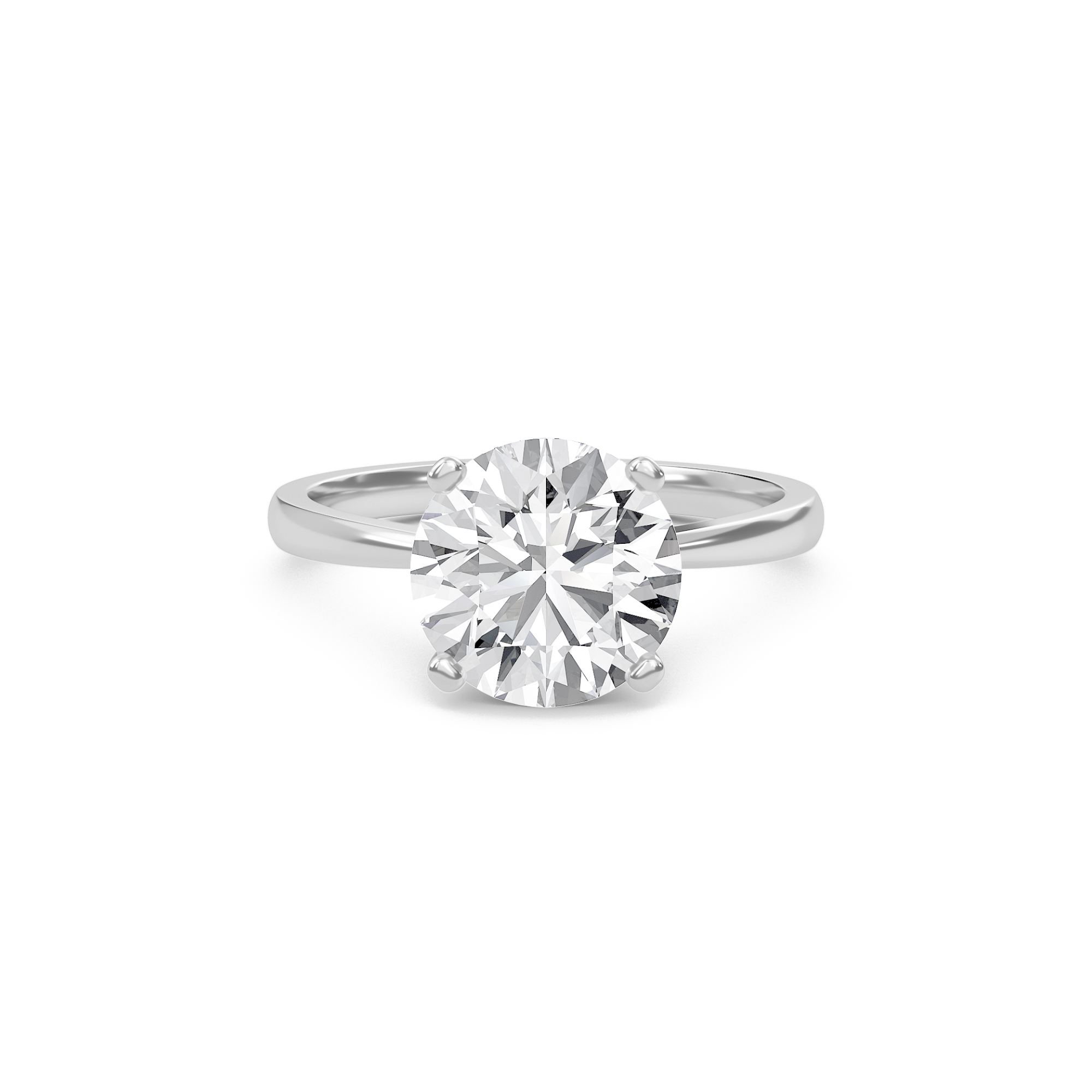 Classic Solitaire 4 Prong Ring