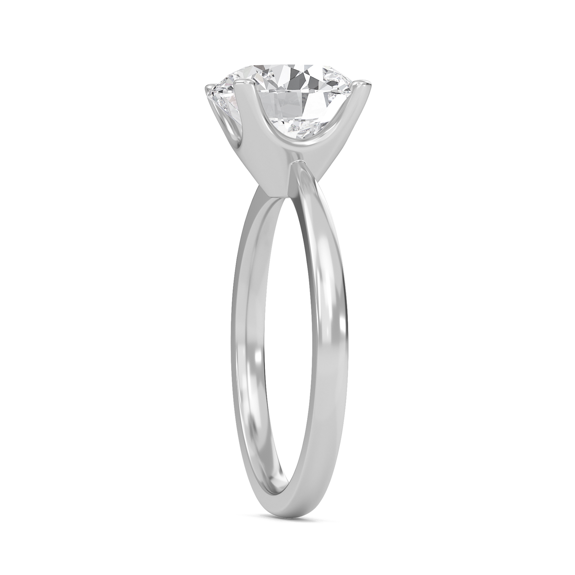 Classic Solitaire 4 Prong Ring