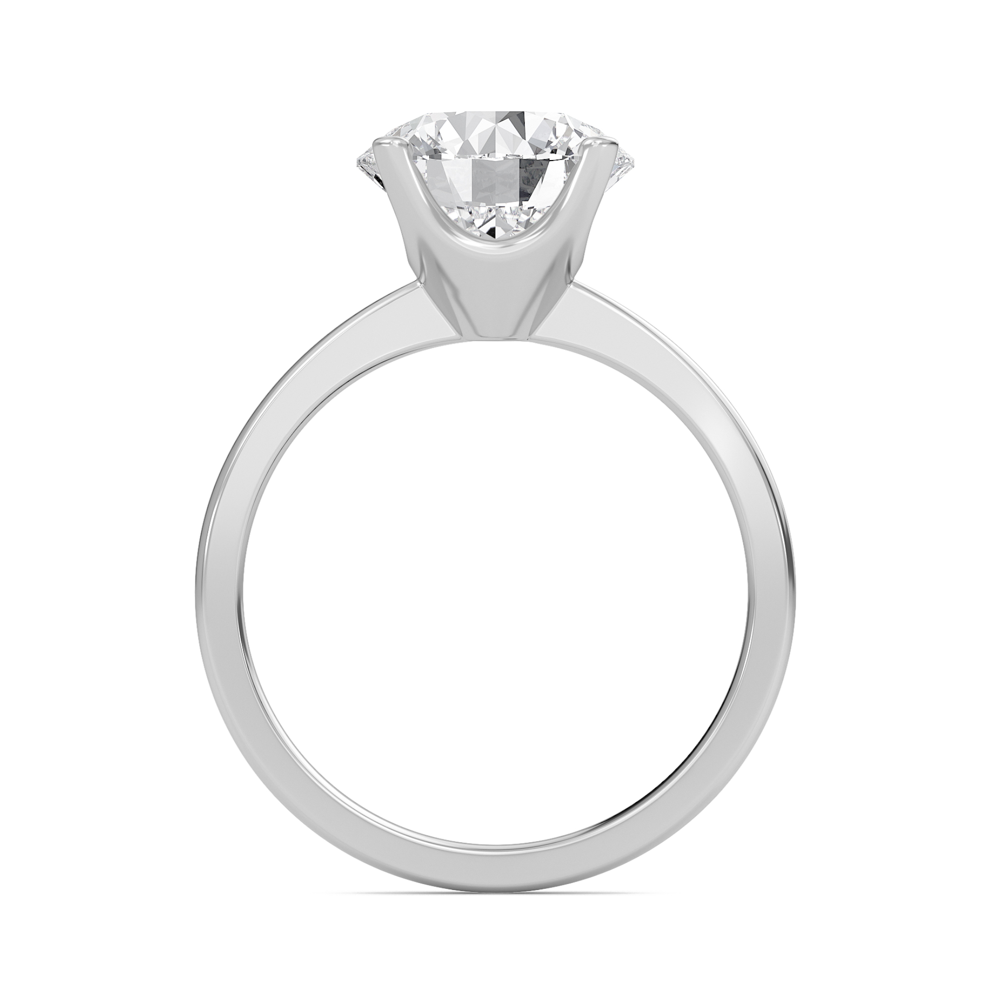 Classic Solitaire 4 Prong Ring