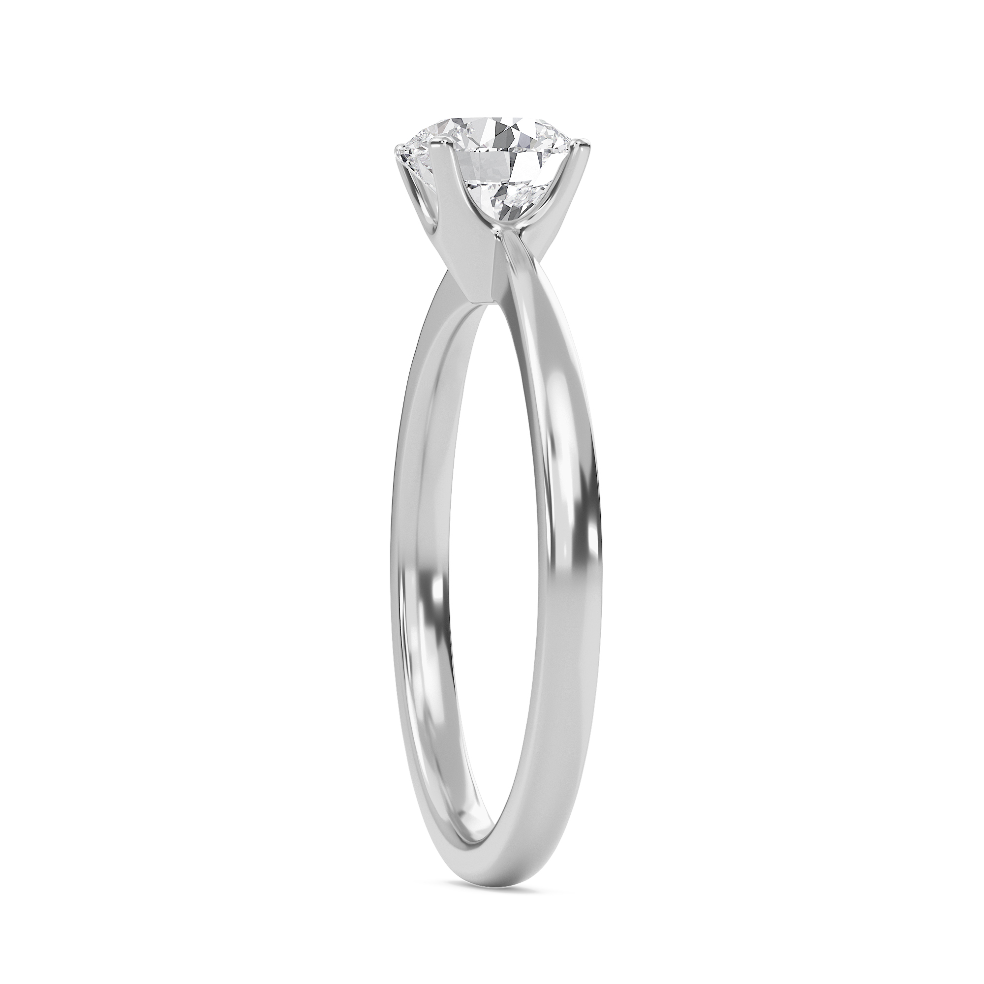  Tapered Shank Four Prong  Ring