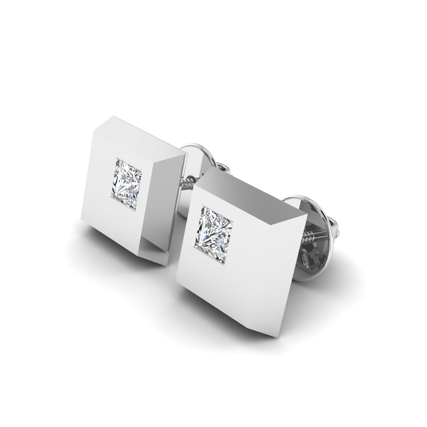 Square of Brilliance Studs