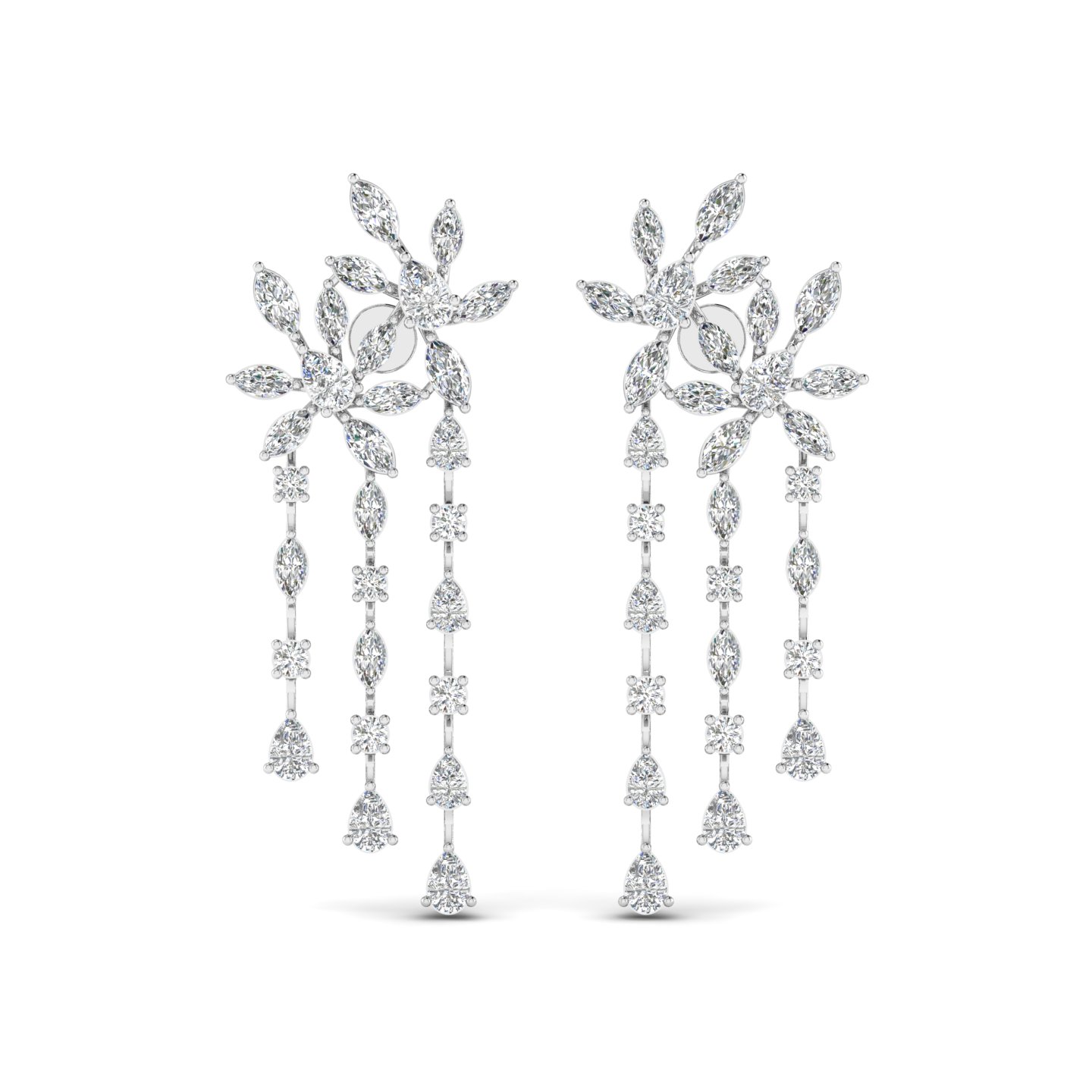 Floral Cascade Earrings