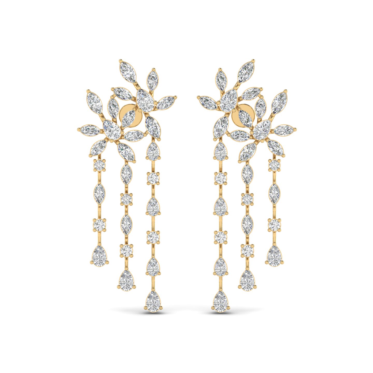 Floral Cascade Earrings