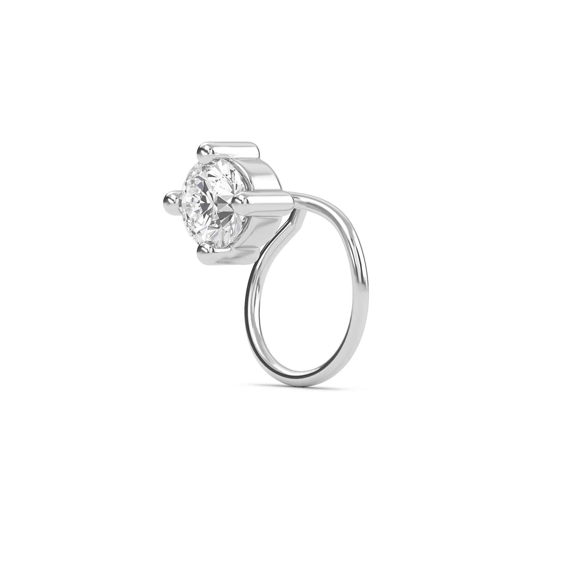 0.2 ct. Nose Pin